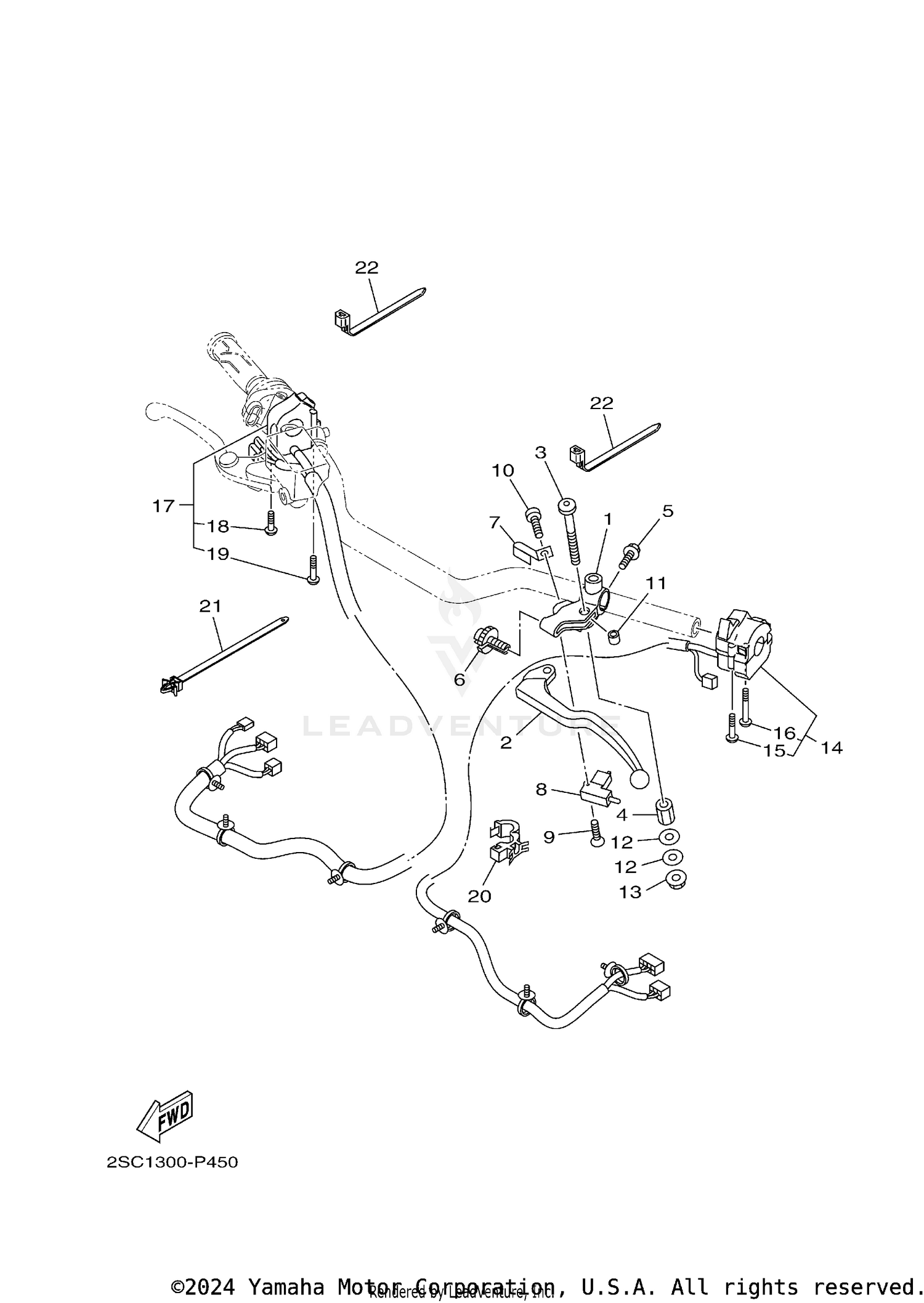 HANDLE SWITCH LEVER