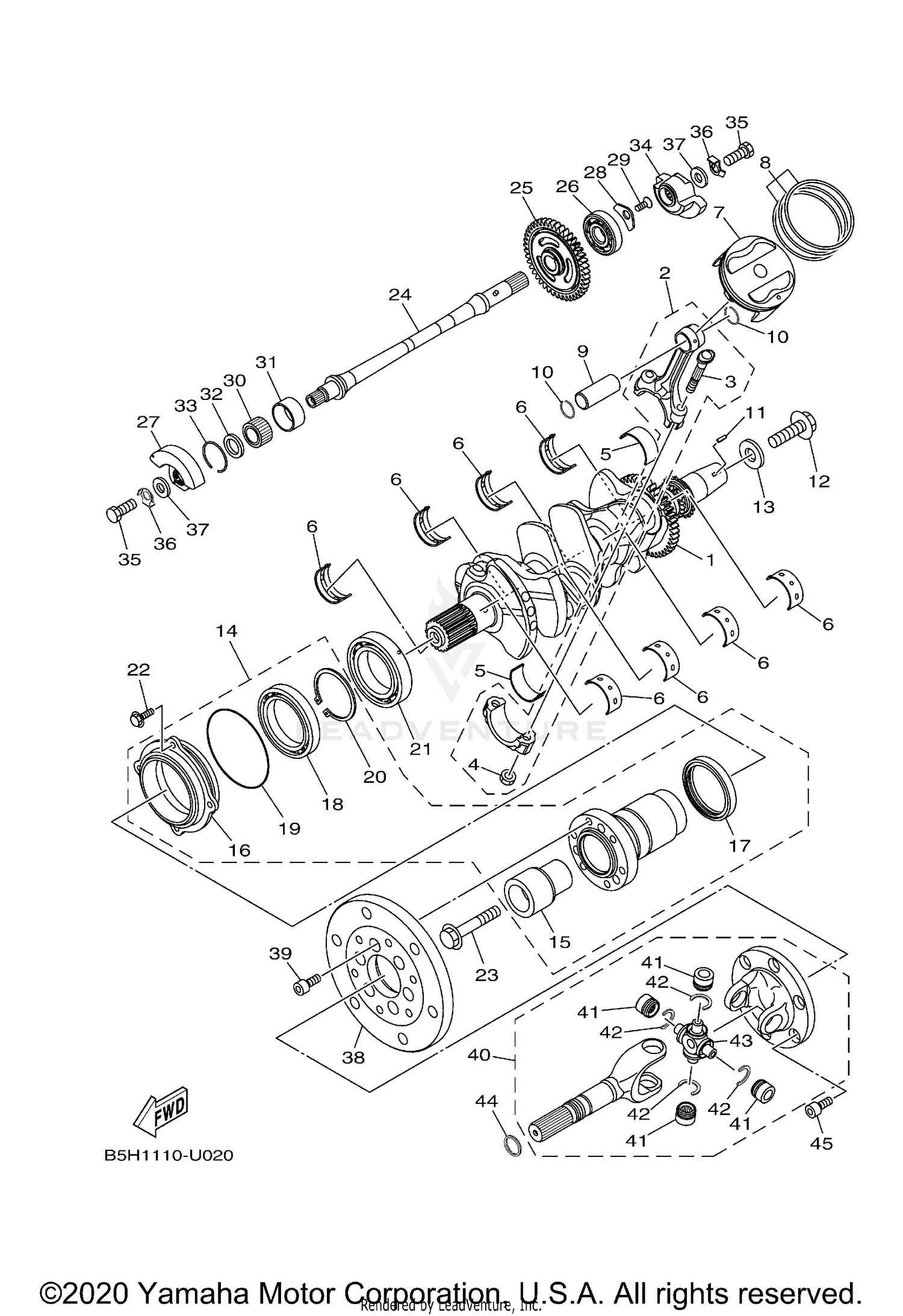 CRANKSHAFT PISTON