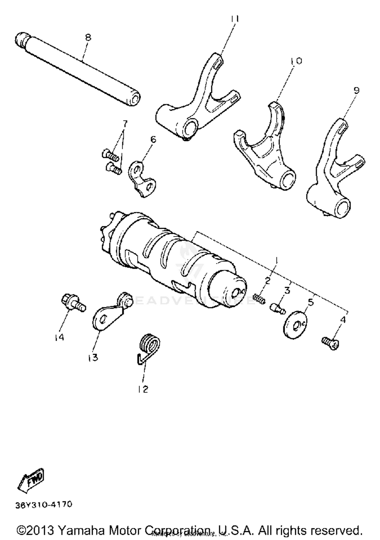 SHIFT CAM FORK