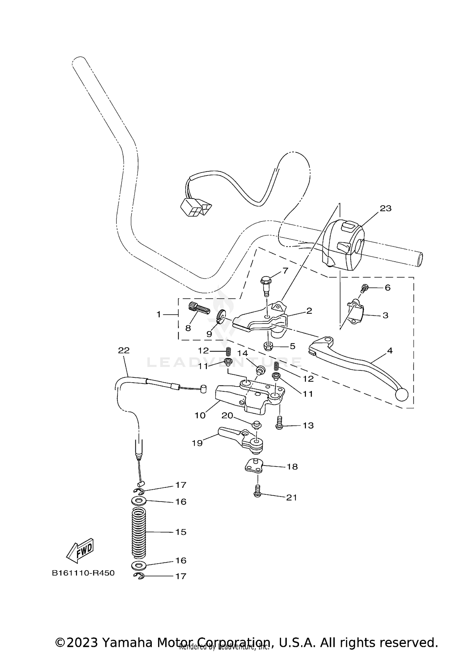 HANDLE SWITCH LEVER