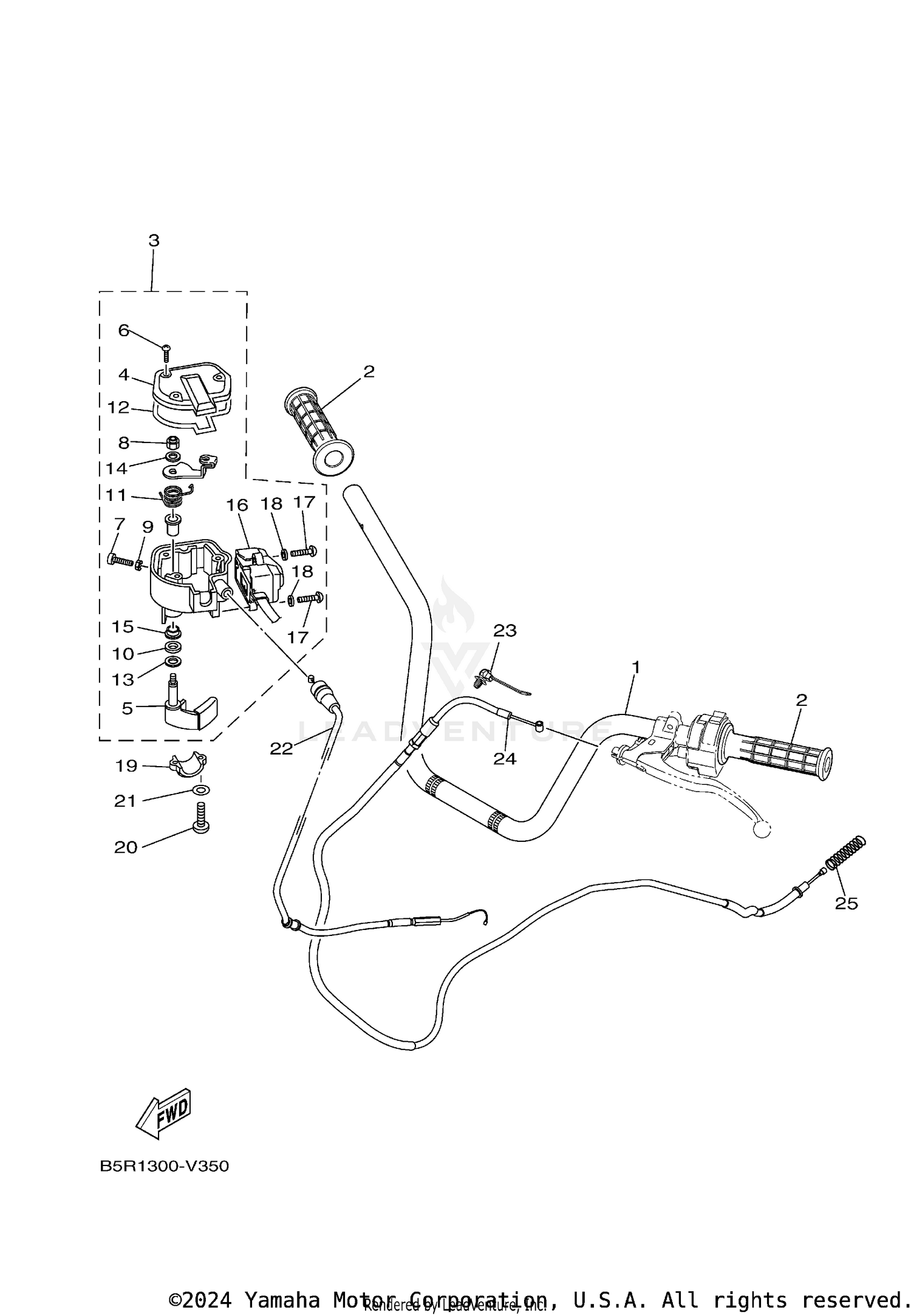 STEERING HANDLE & CABLE