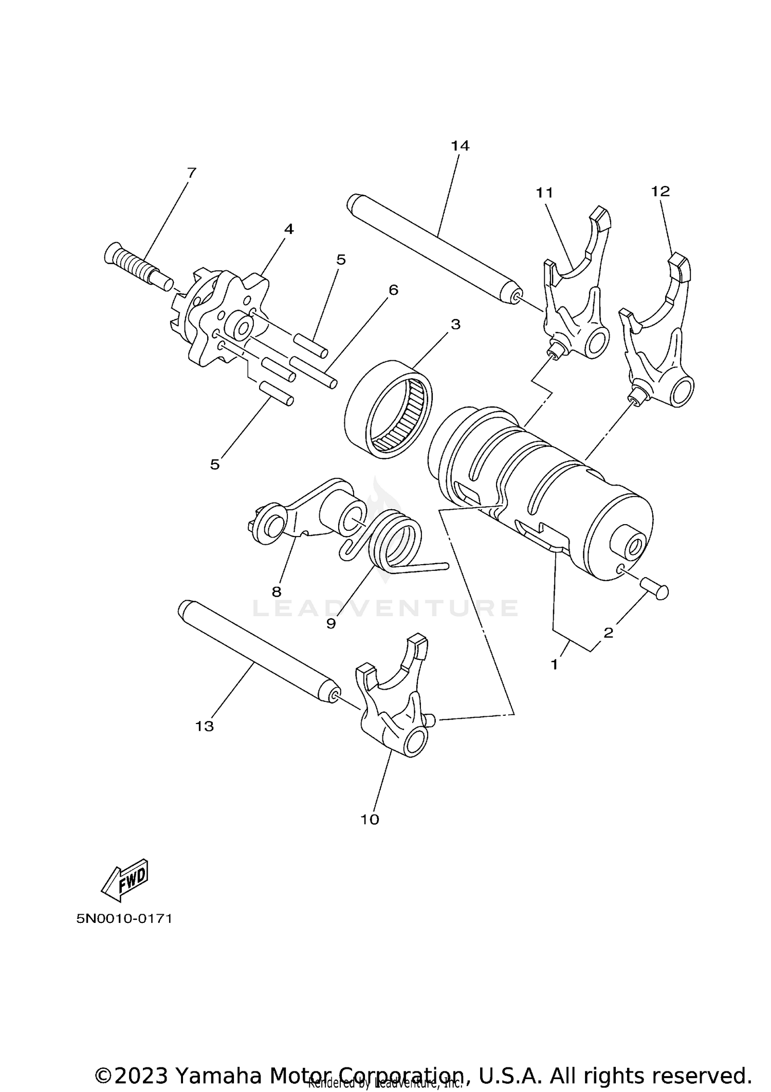 SHIFT CAM FORK
