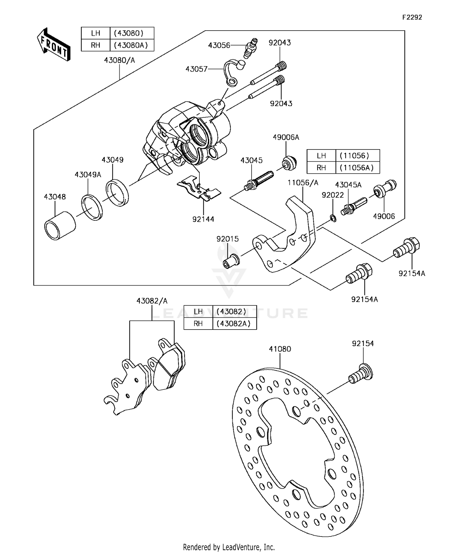 FRONT BRAKE CALIPER