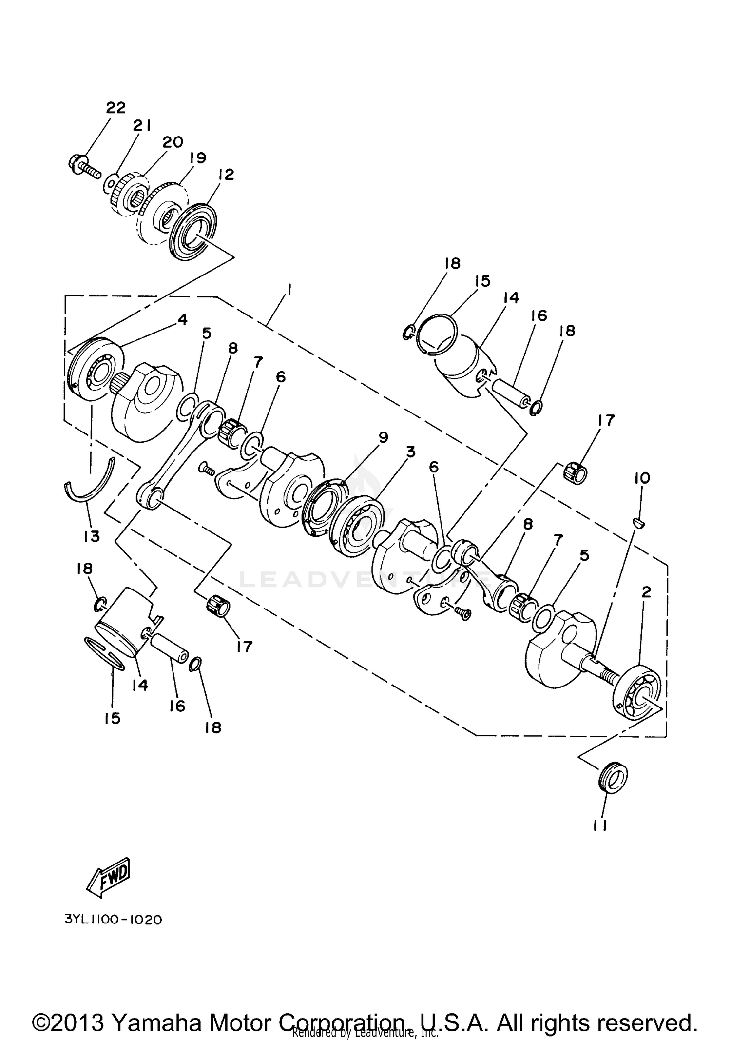 CRANKSHAFT PISTON