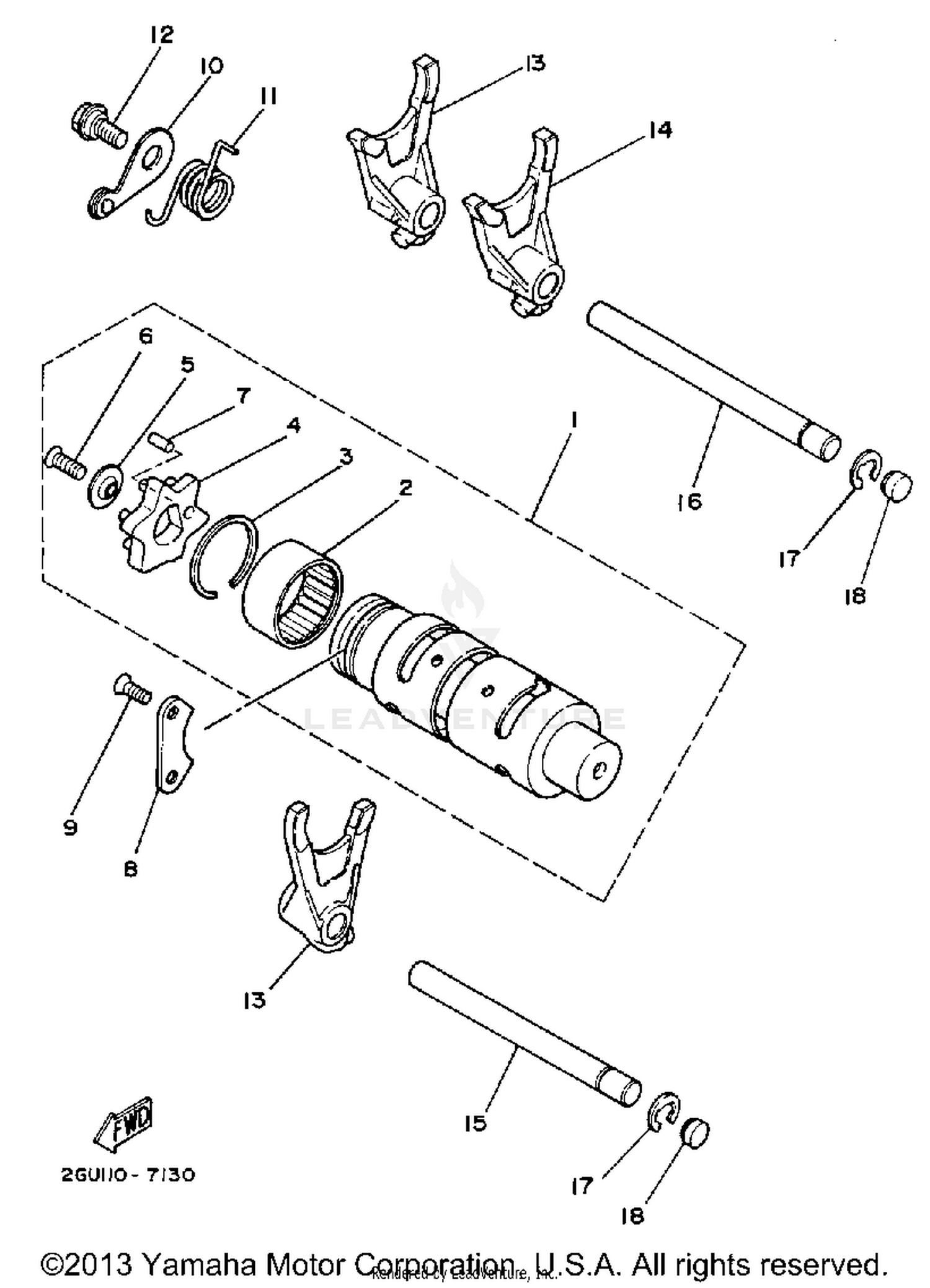 SHIFT CAM-FORK