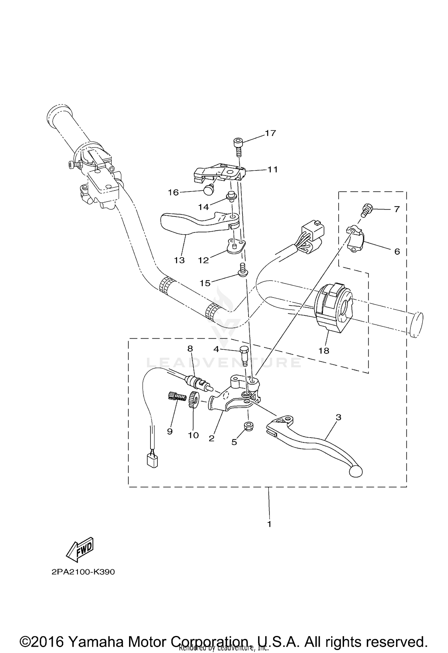 HANDLE SWITCH LEVER