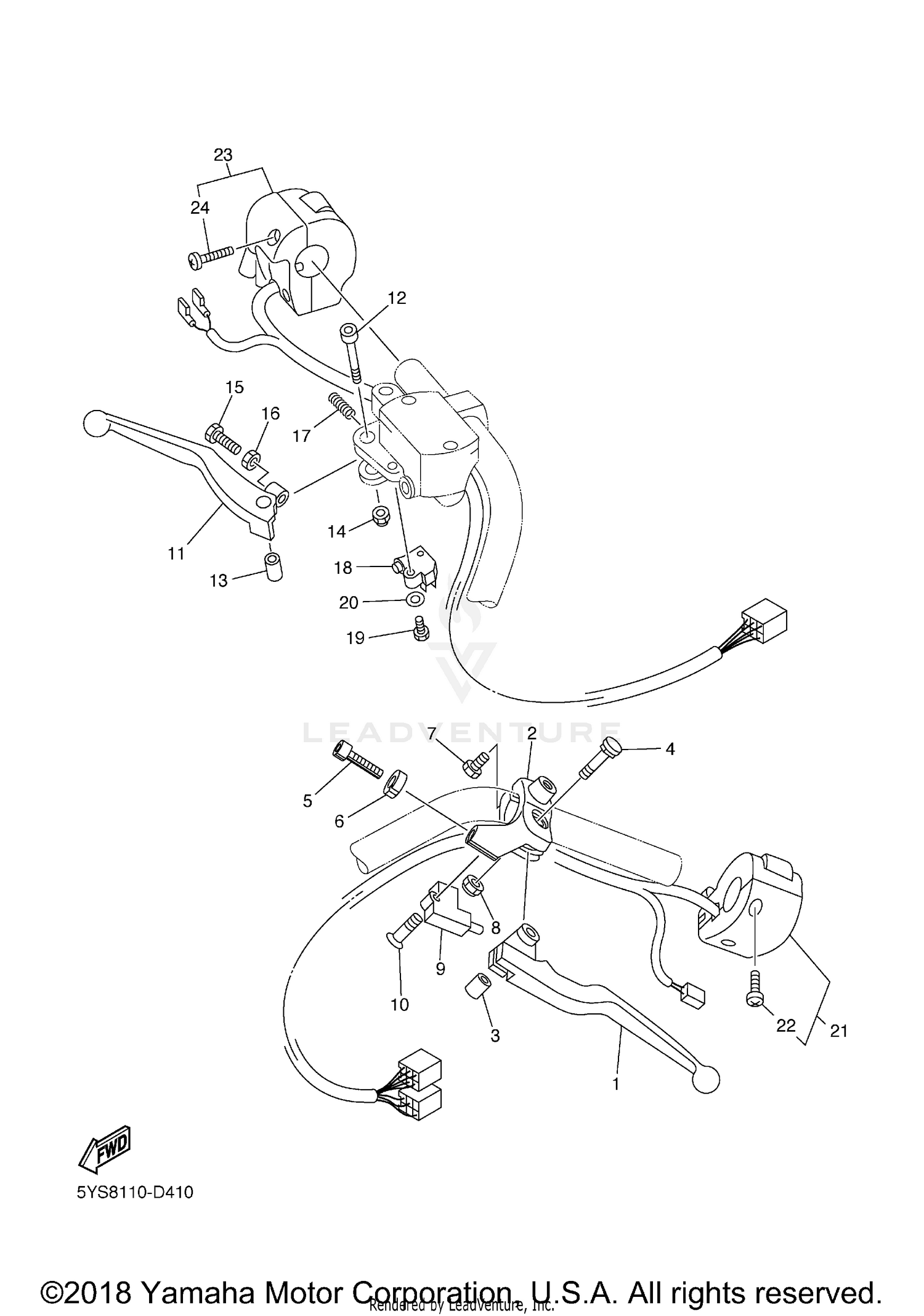 HANDLE SWITCH LEVER