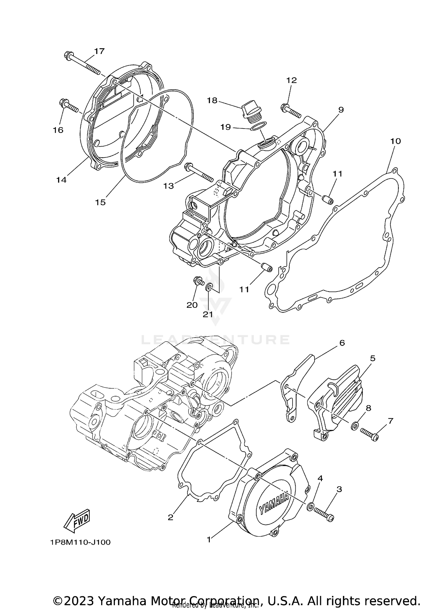 CRANKCASE COVER 1