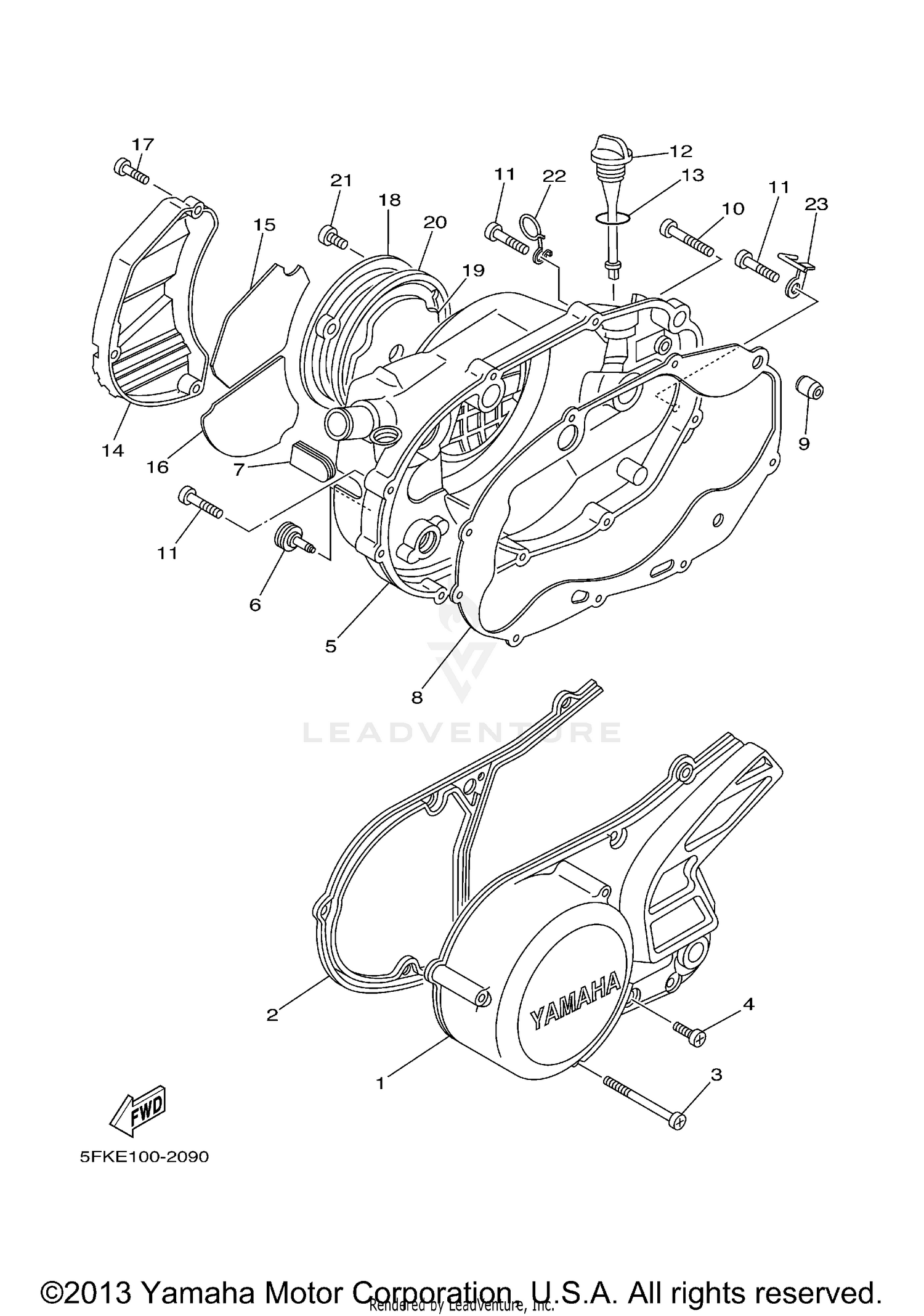 CRANKCASE COVER 1