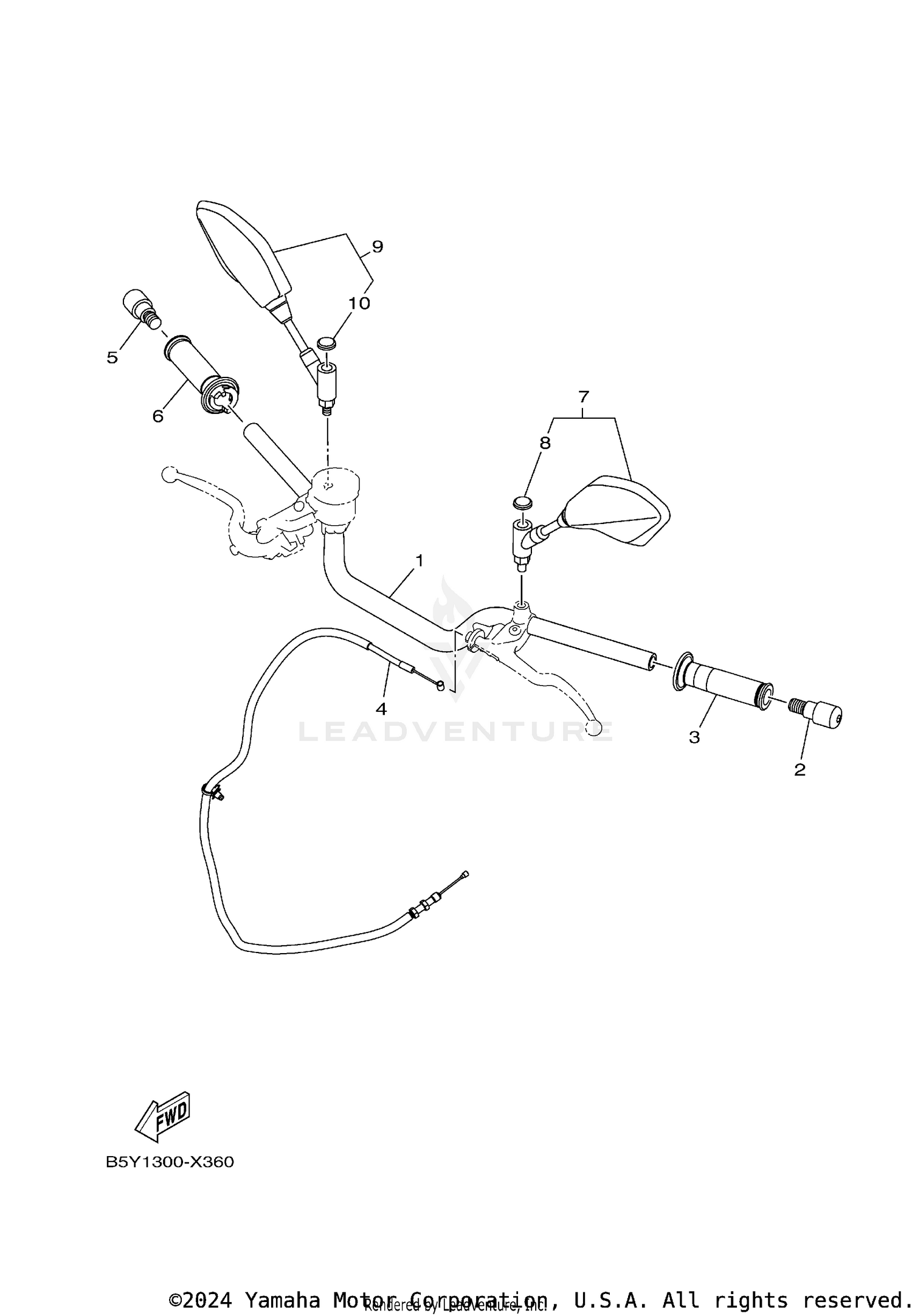 STEERING HANDLE & CABLE