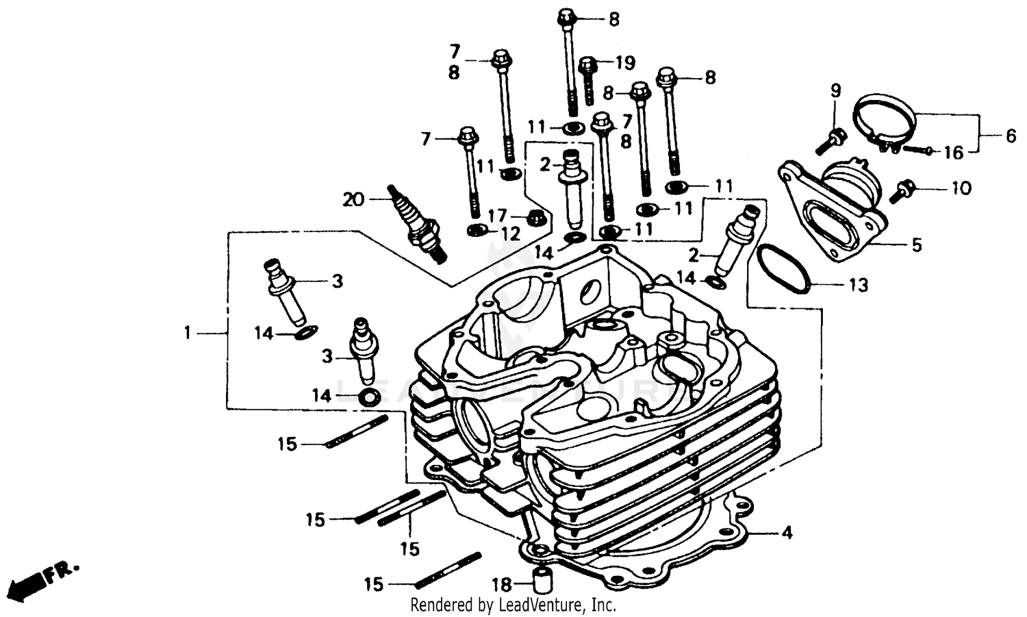 REAR BRAKE CALIPER