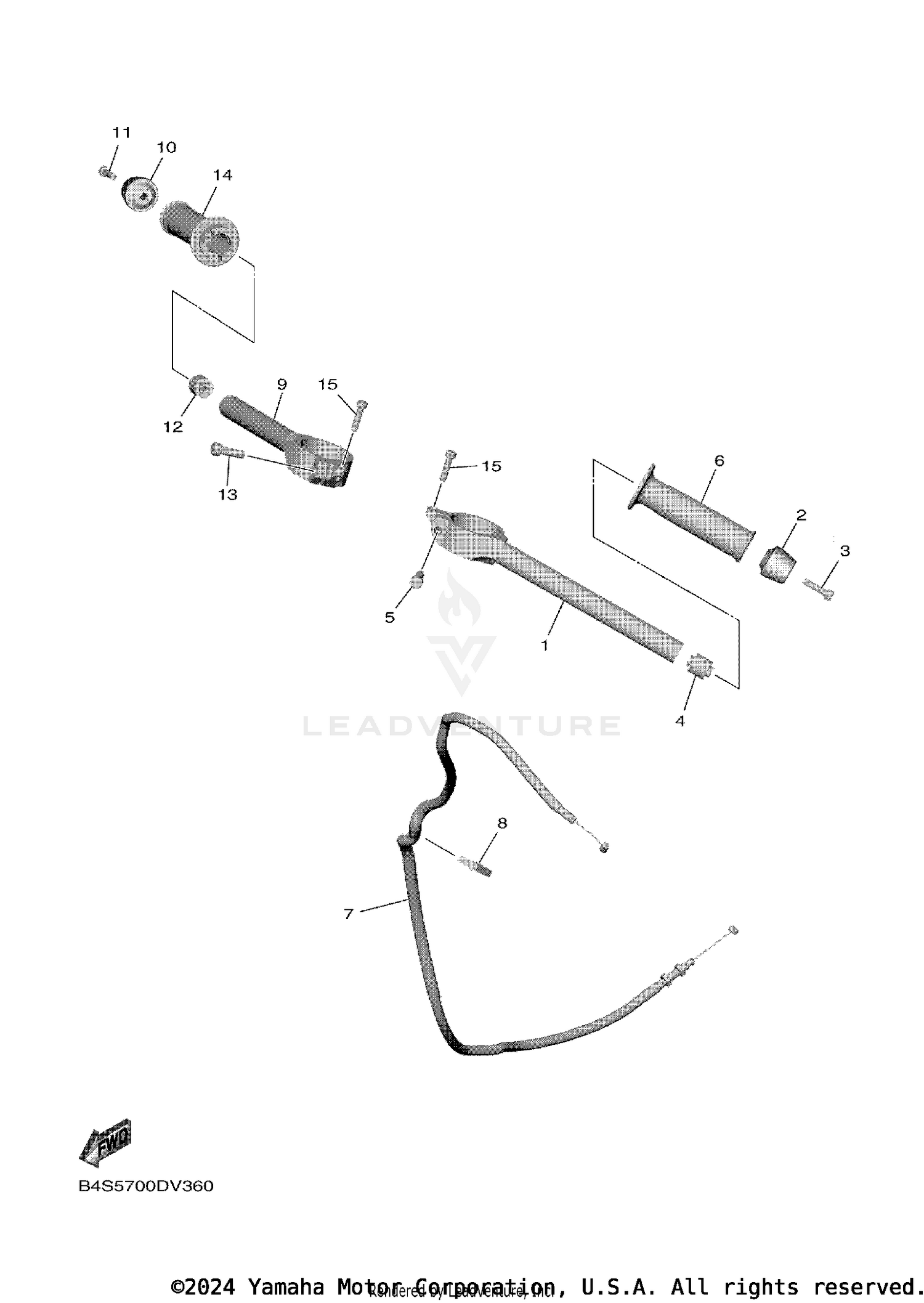 STEERING HANDLE & CABLE