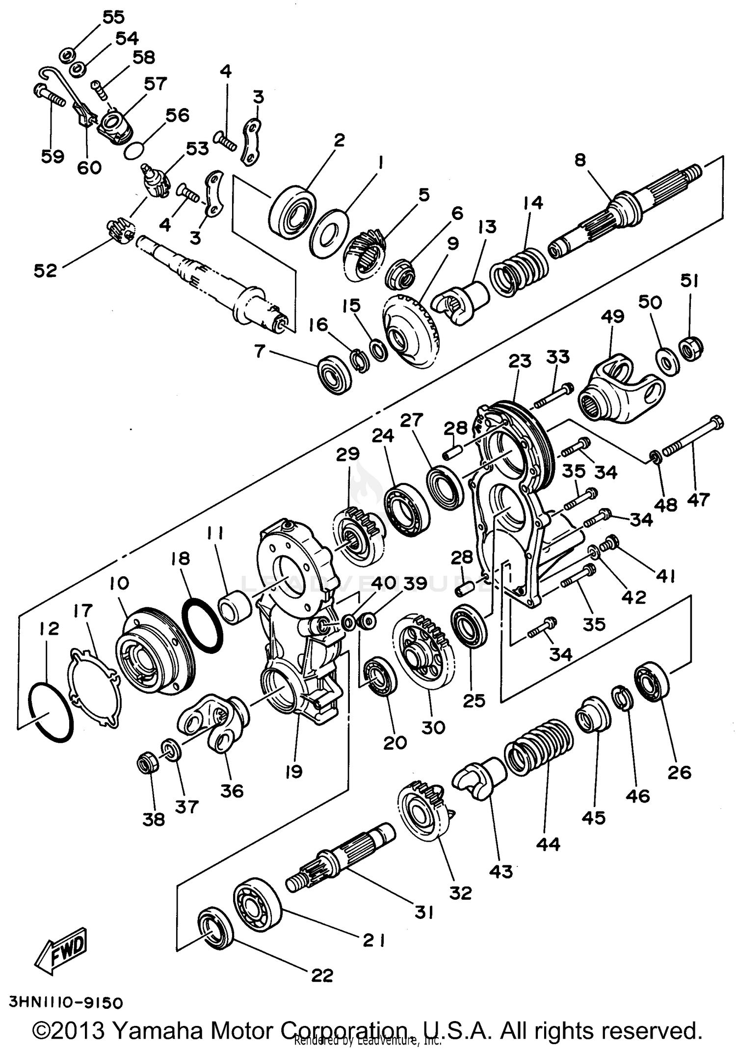MIDDLE DRIVE GEAR