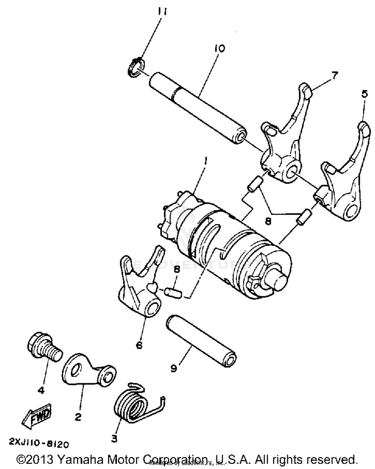 SHIFT CAM FORK
