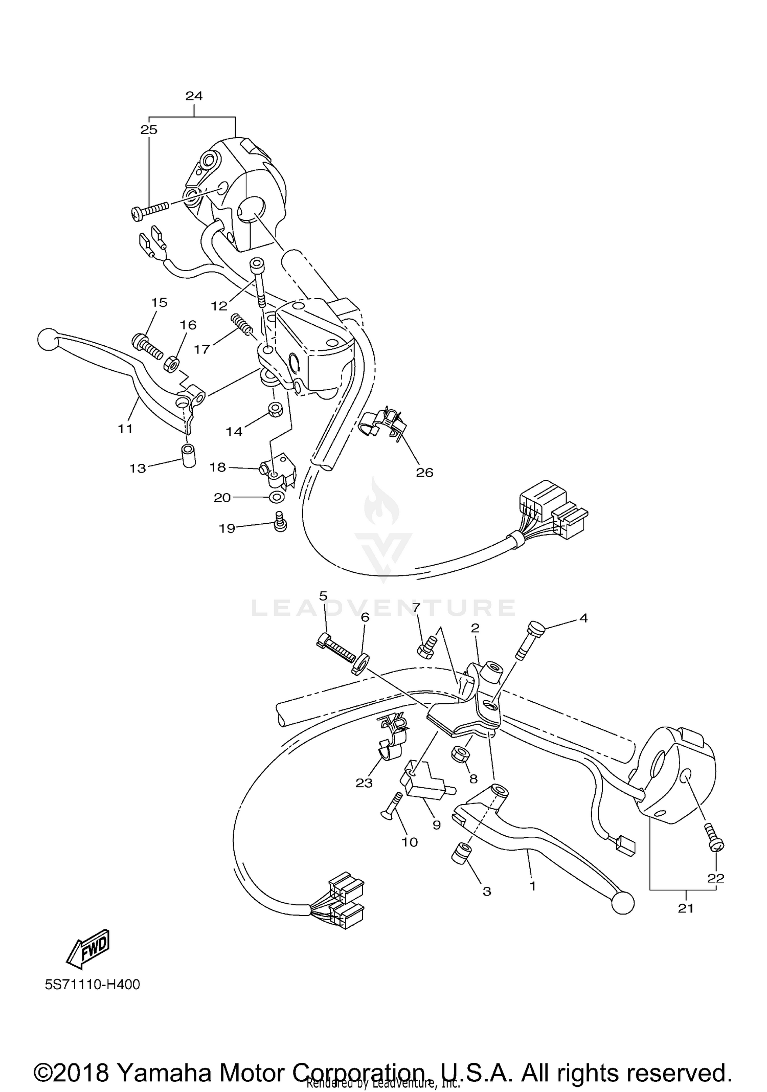 HANDLE SWITCH LEVER