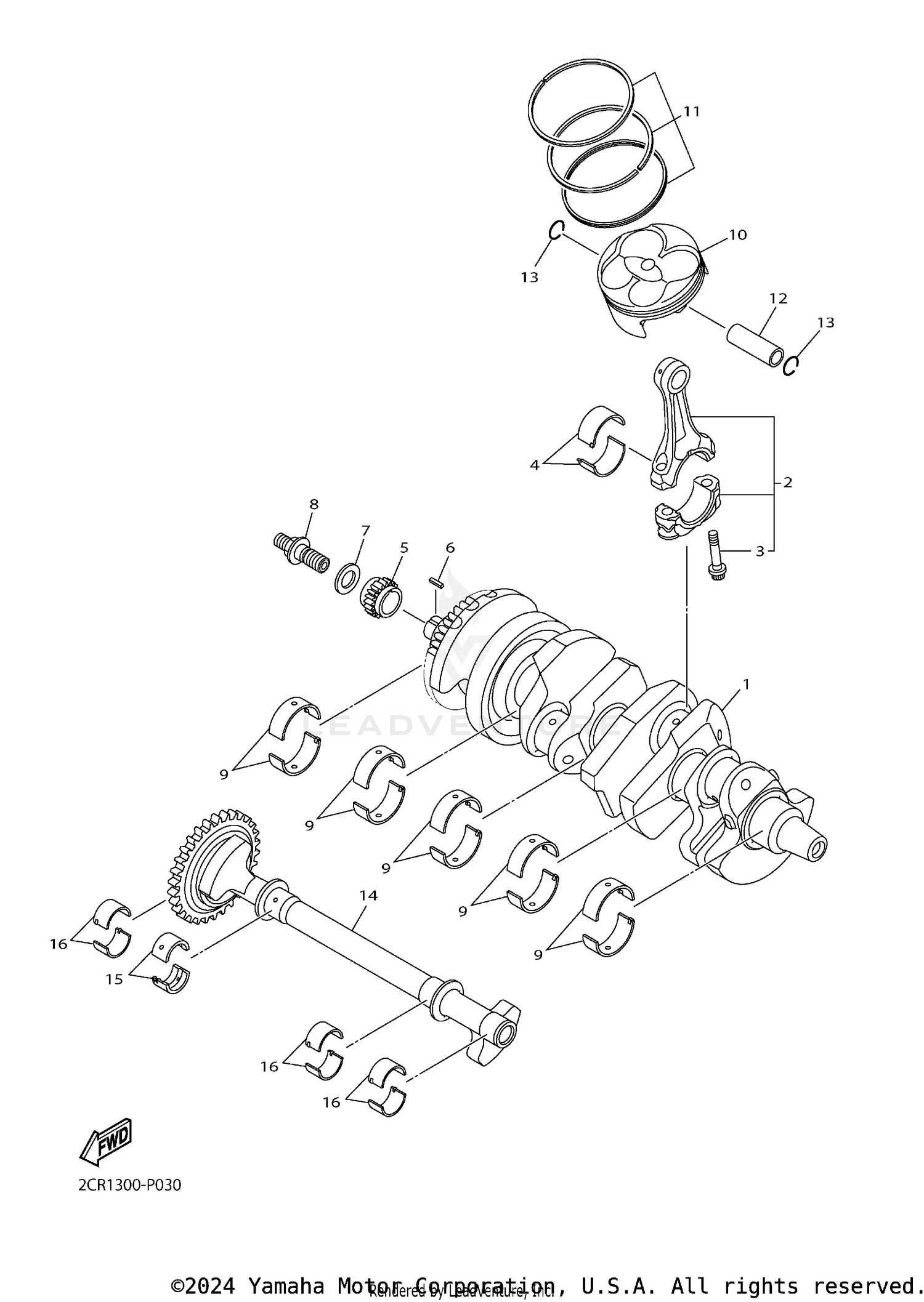 CRANKSHAFT PISTON