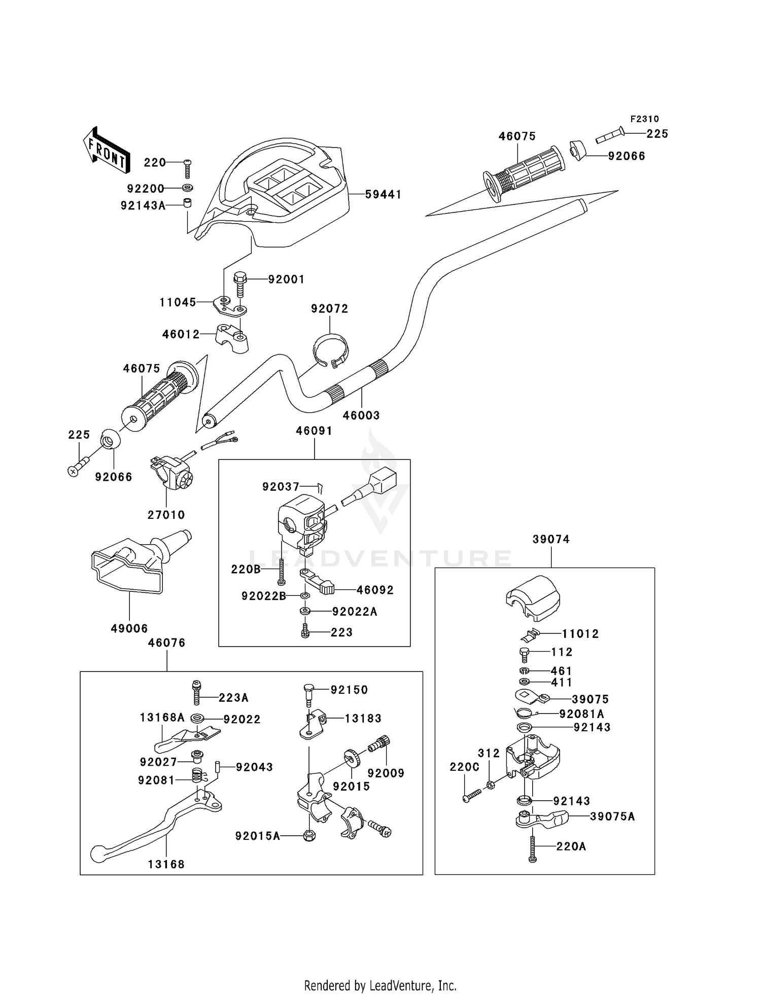 HANDLE SWITCH LEVER