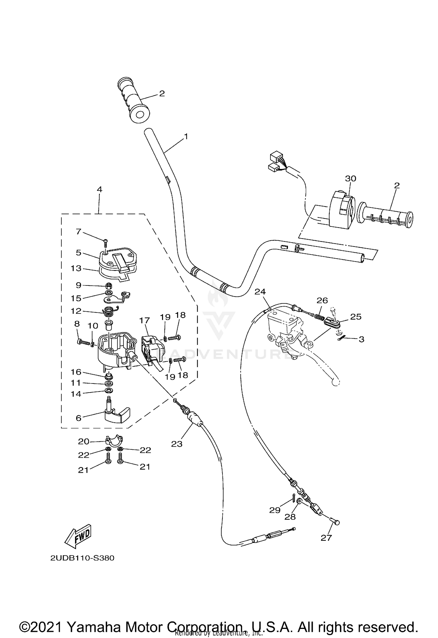 STEERING HANDLE & CABLE