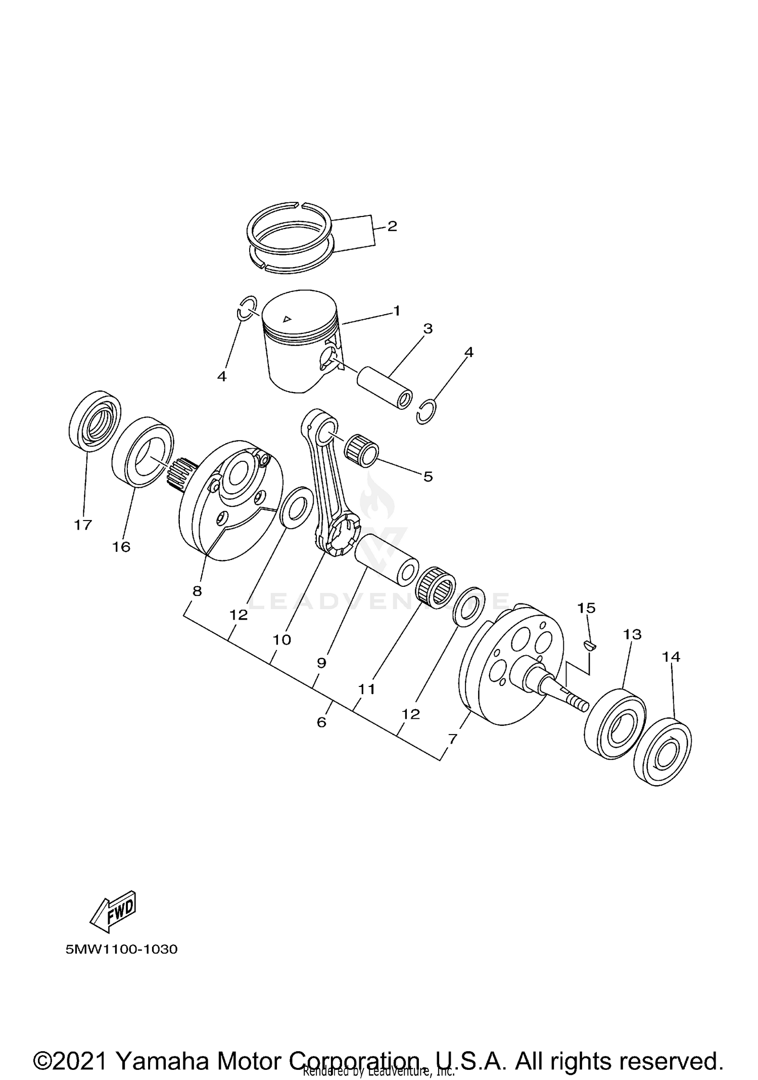 CRANKSHAFT PISTON