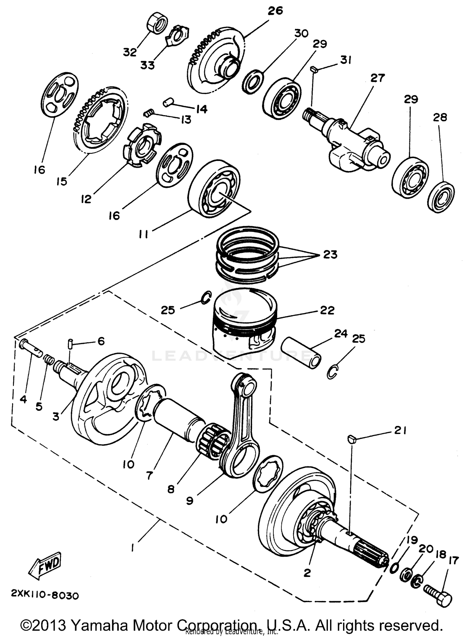 CRANKSHAFT PISTON