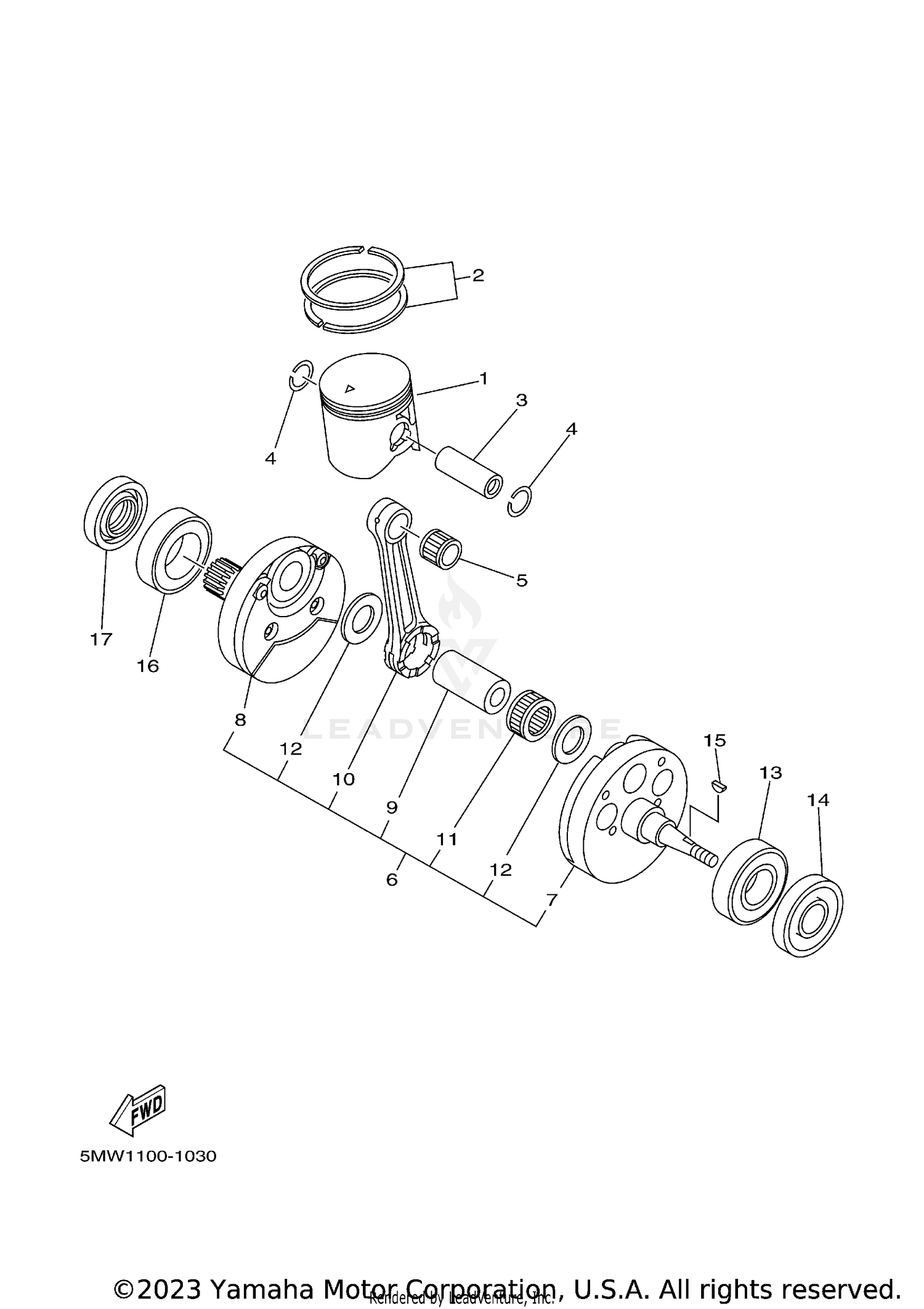 CRANKSHAFT & PISTON