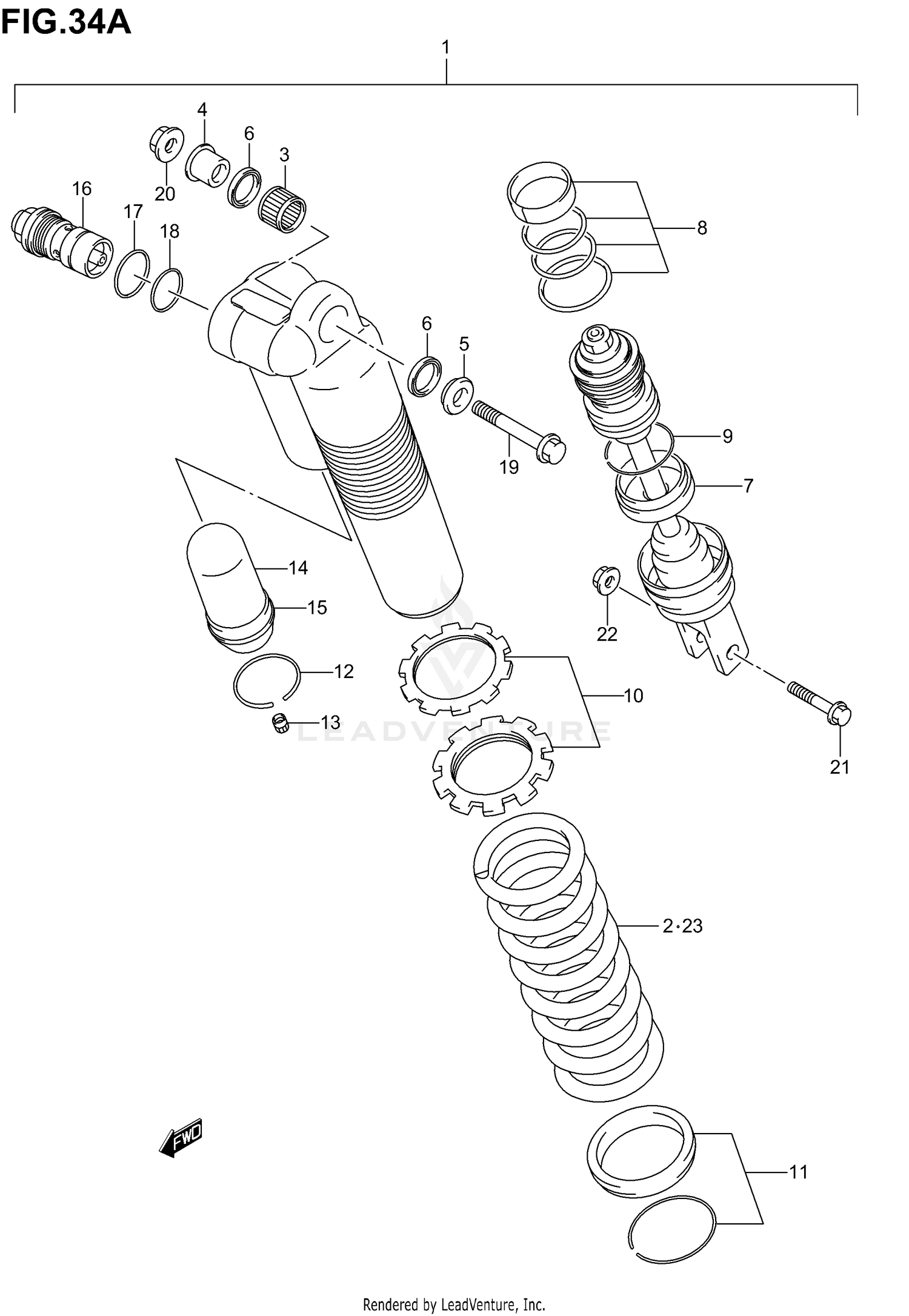 MIDDLE DRIVE GEAR