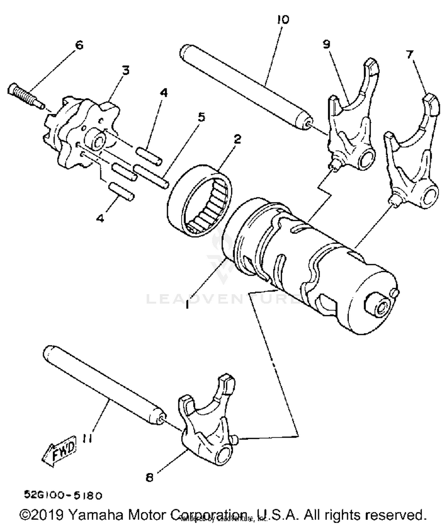 SHIFT CAM-FORK