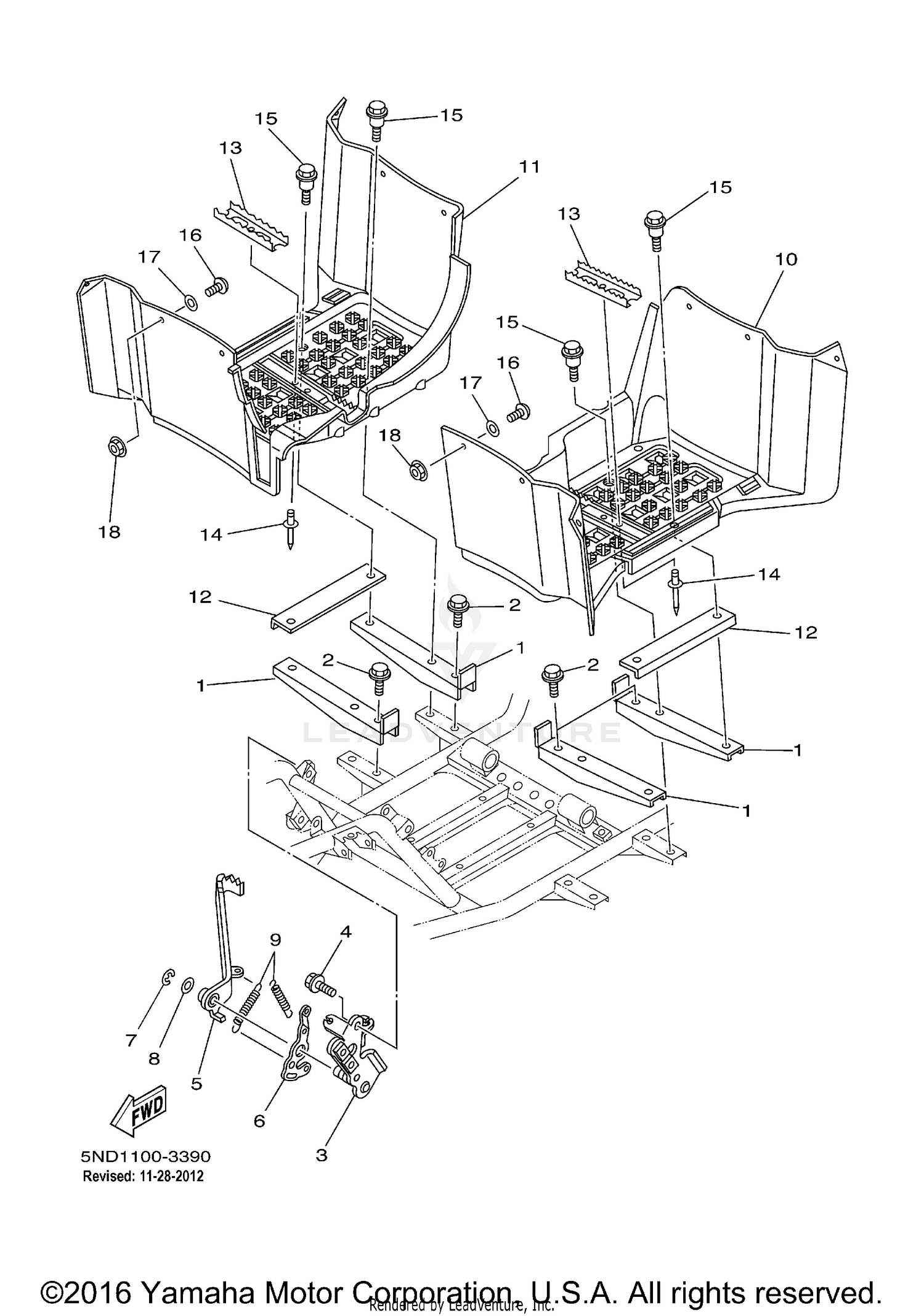 STAND FOOTREST