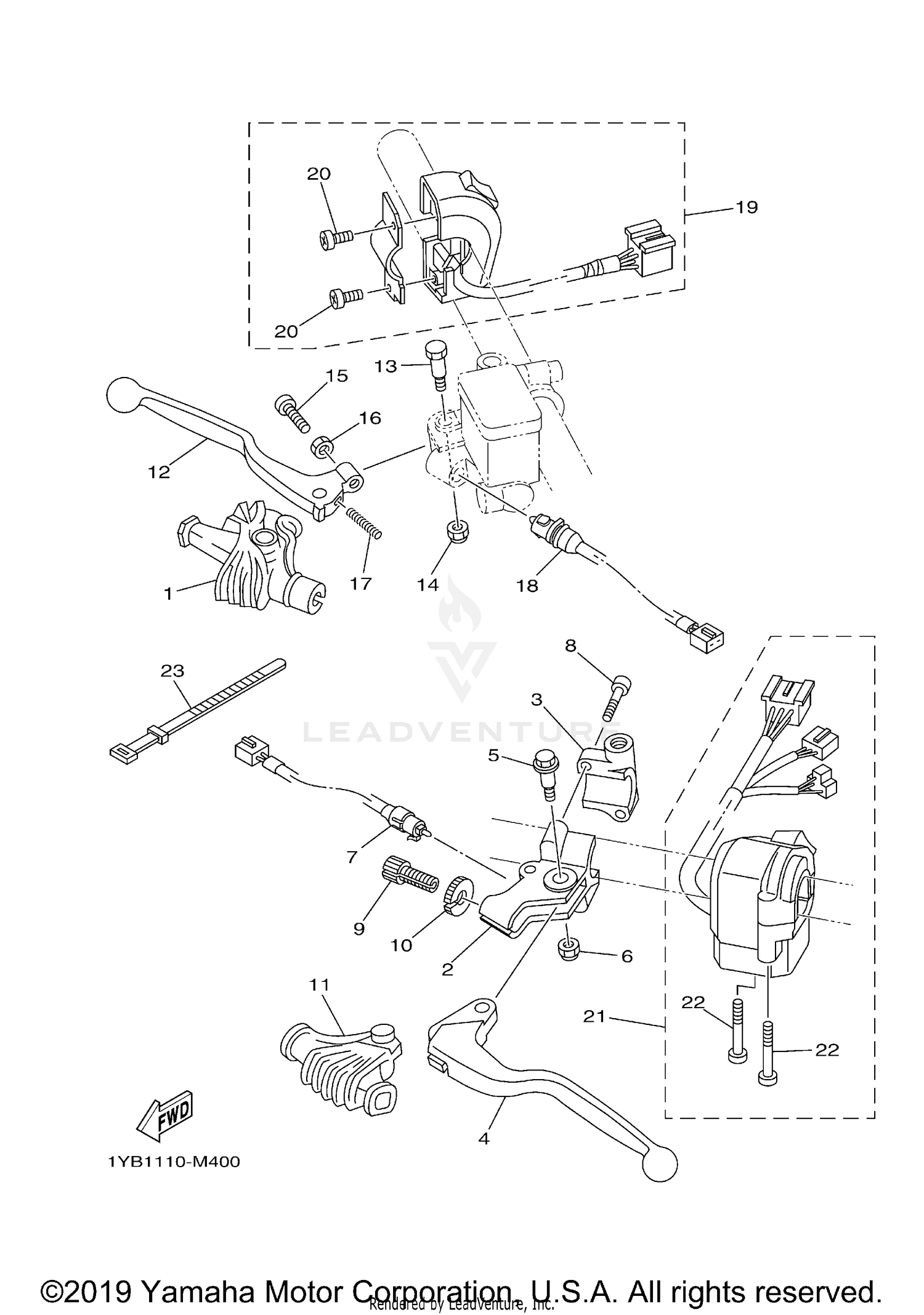 HANDLE SWITCH LEVER