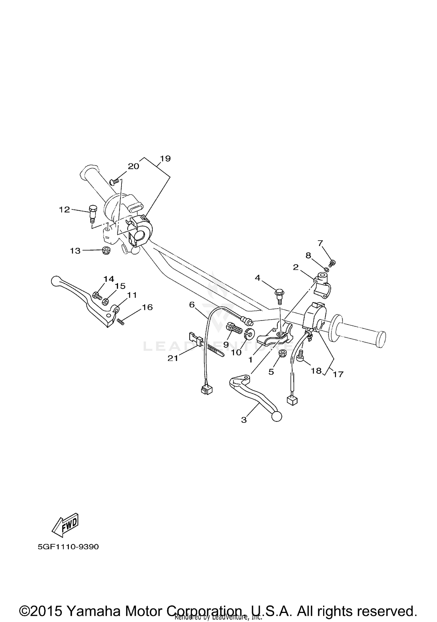 HANDLE SWITCH LEVER