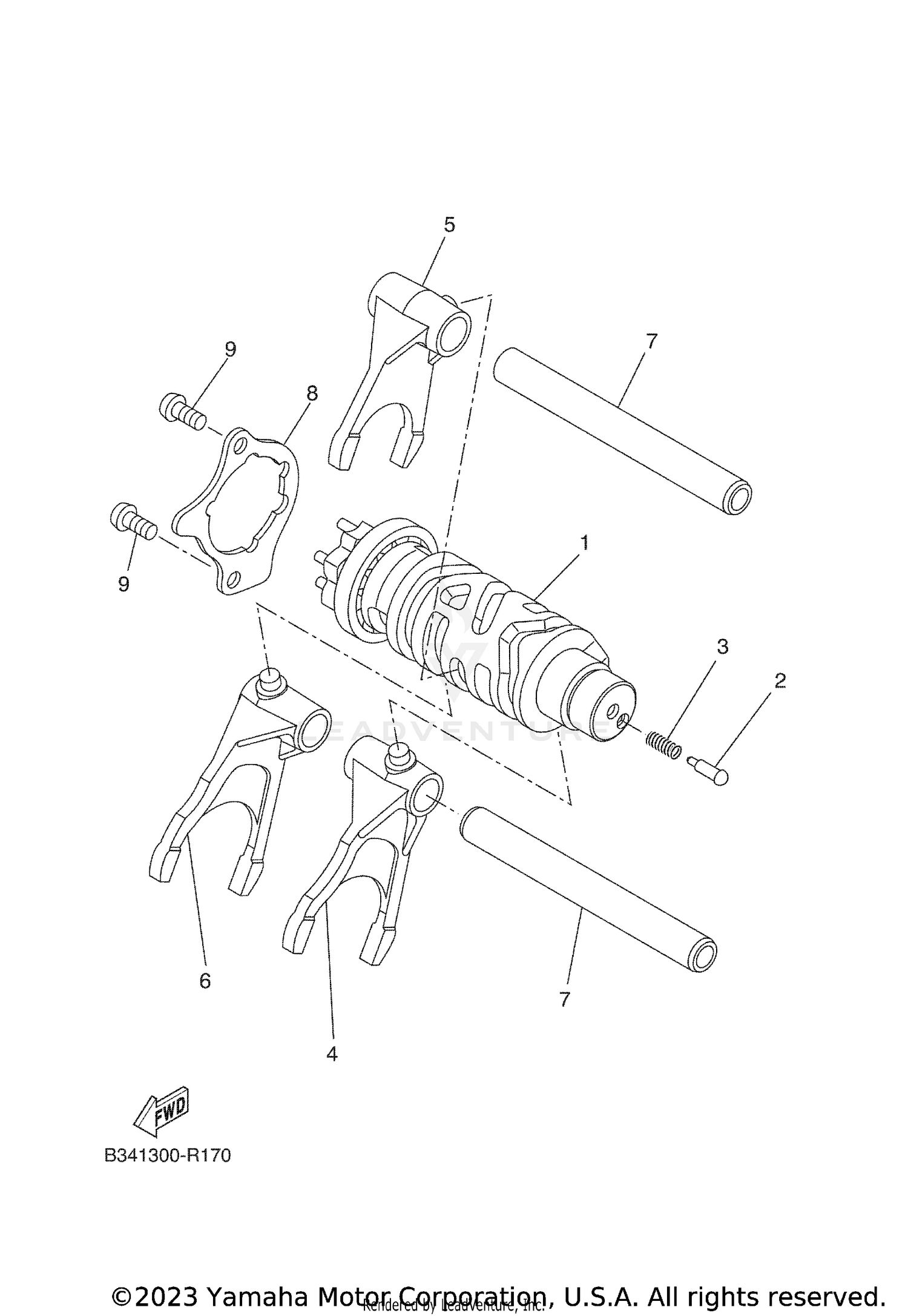 STEERING HANDLE CABLE