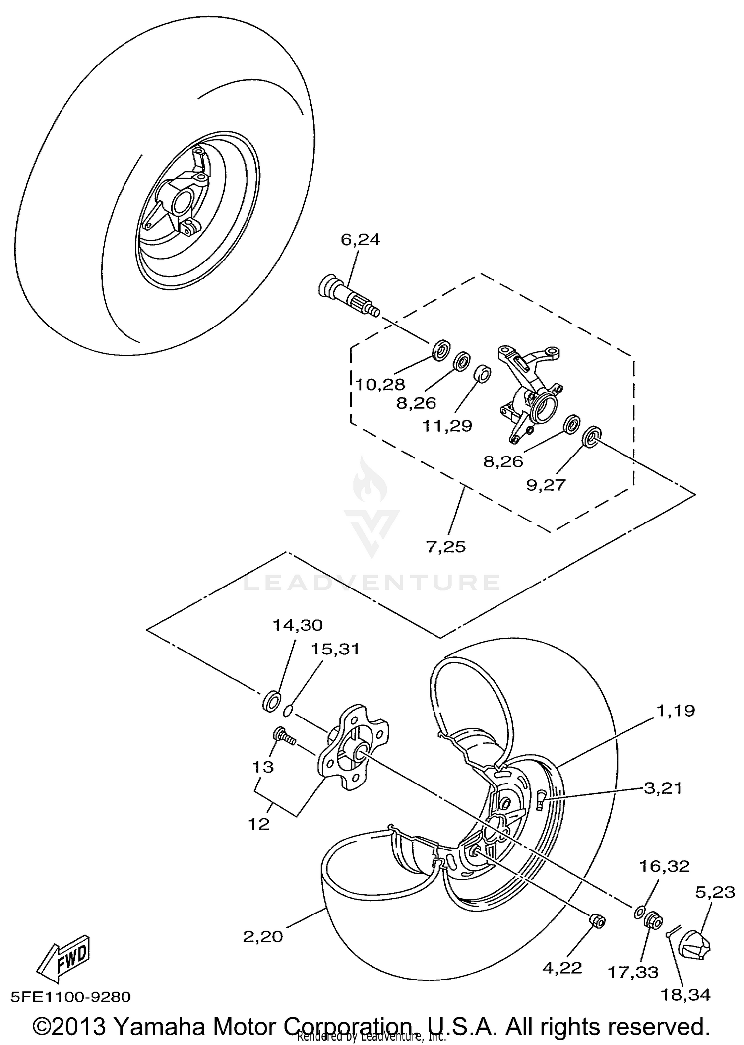 FRONT WHEEL