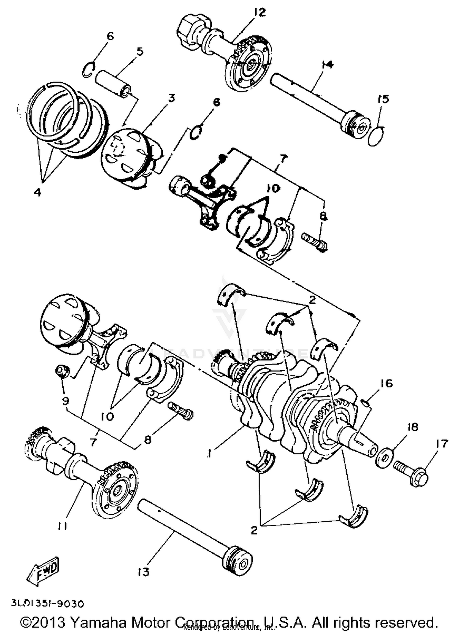CRANKSHAFT PISTON
