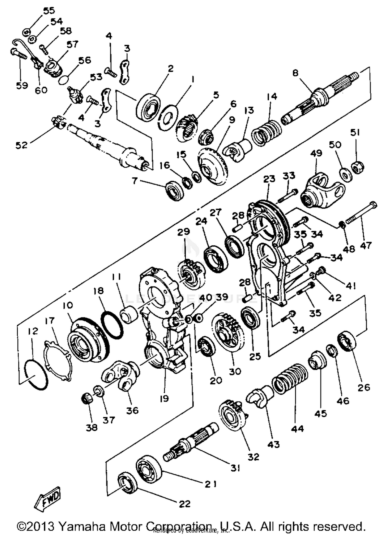MIDDLE DRIVE GEAR