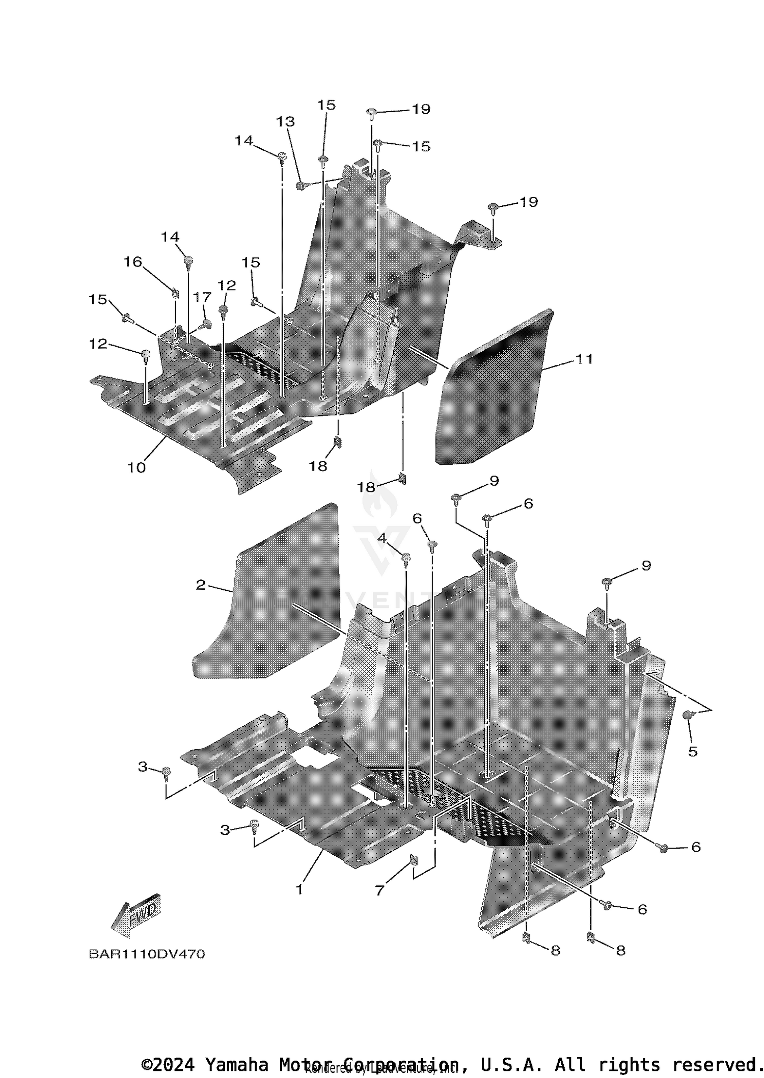 STAND FOOTREST 2