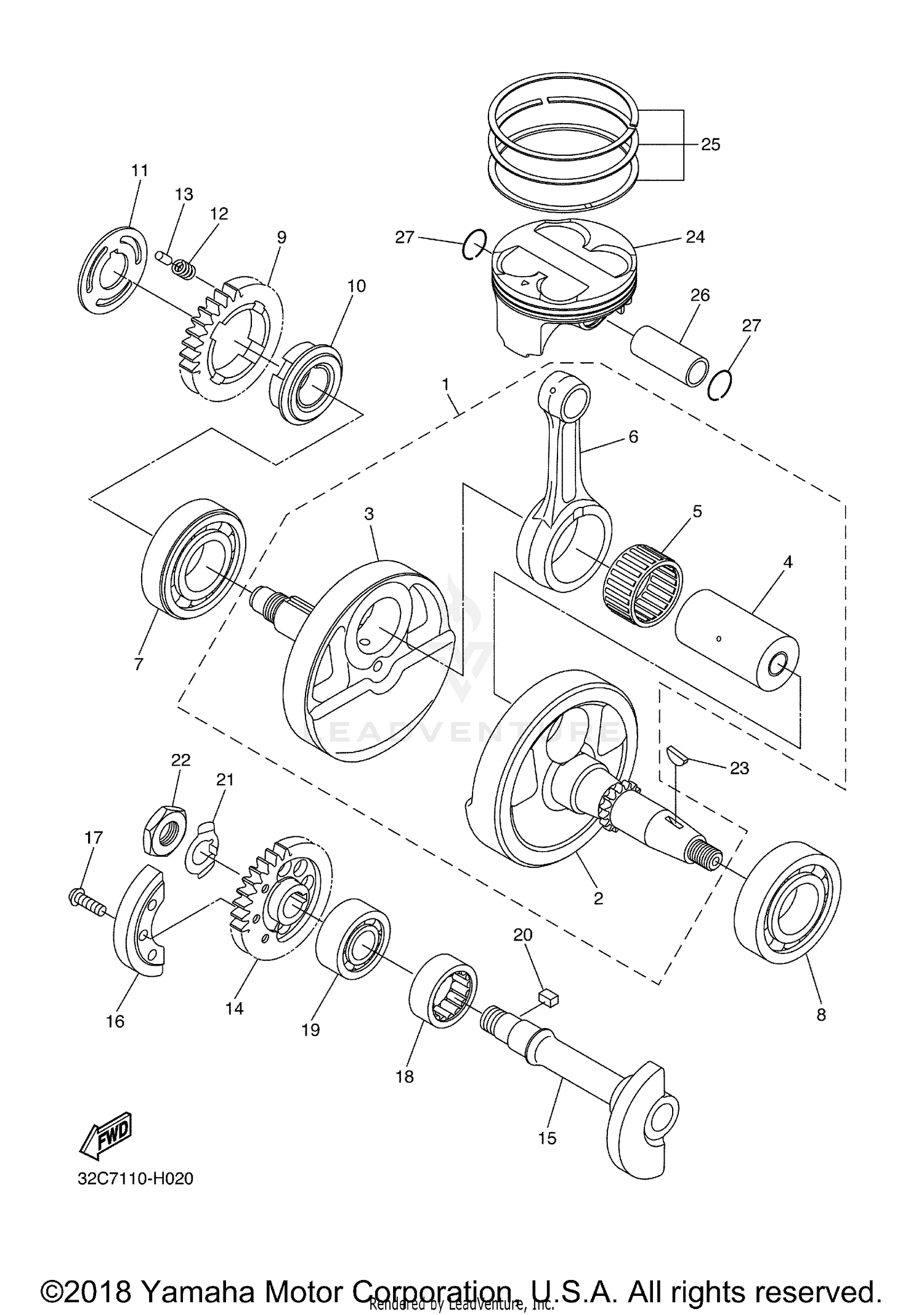 CRANKSHAFT PISTON