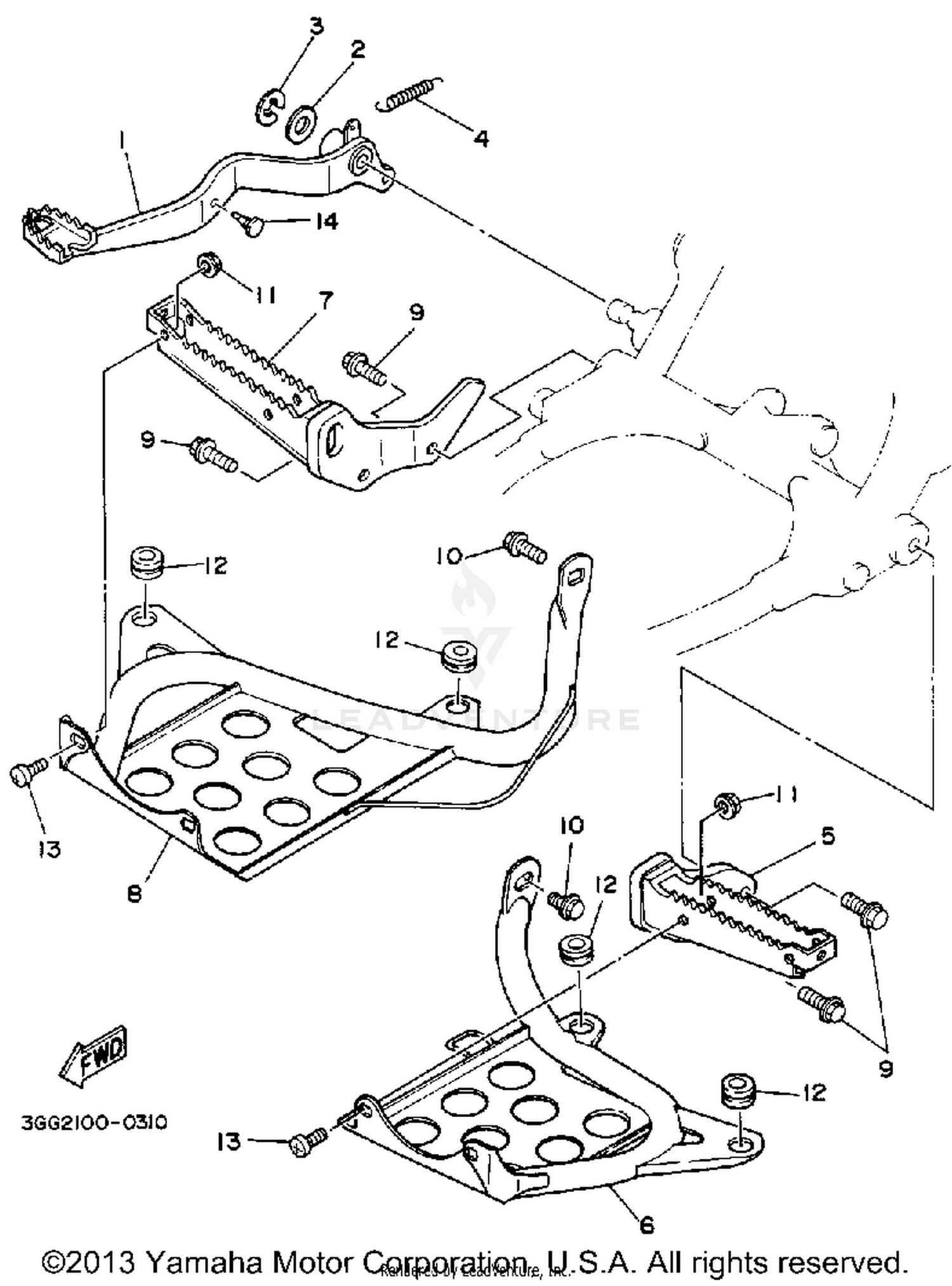 STAND - FOOTREST