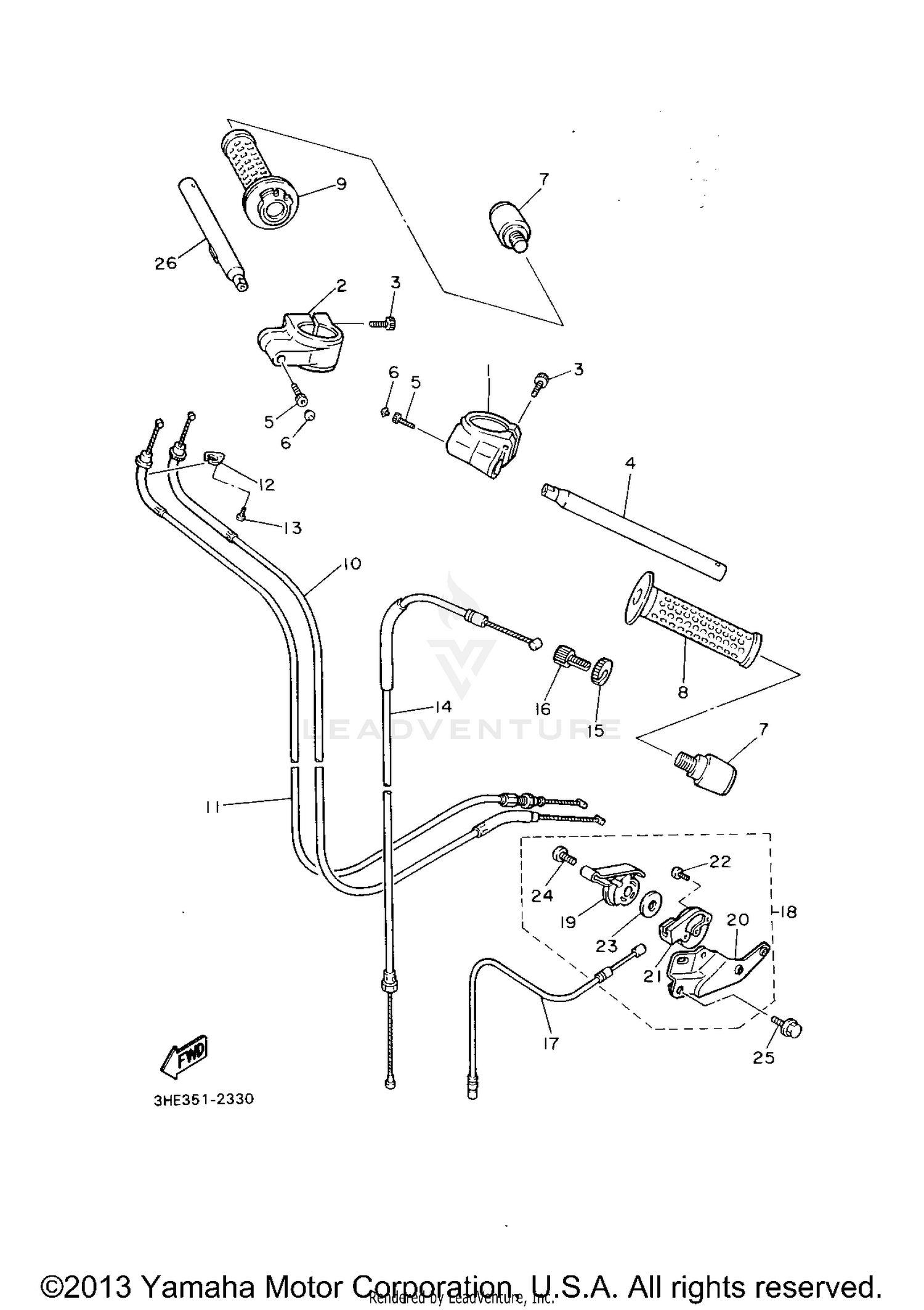 HANDLEBAR CABLE