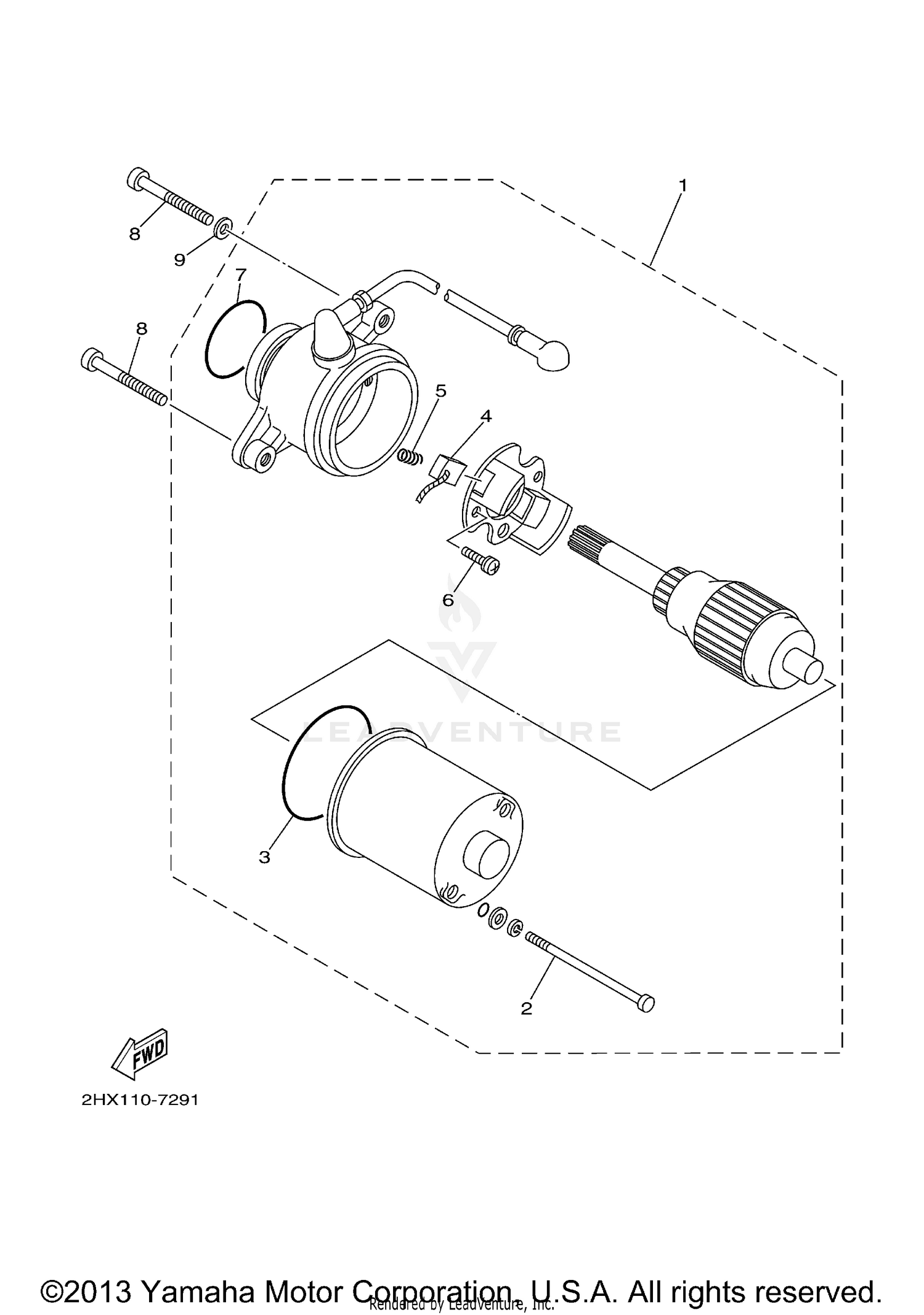 REAR BRAKE CALIPER