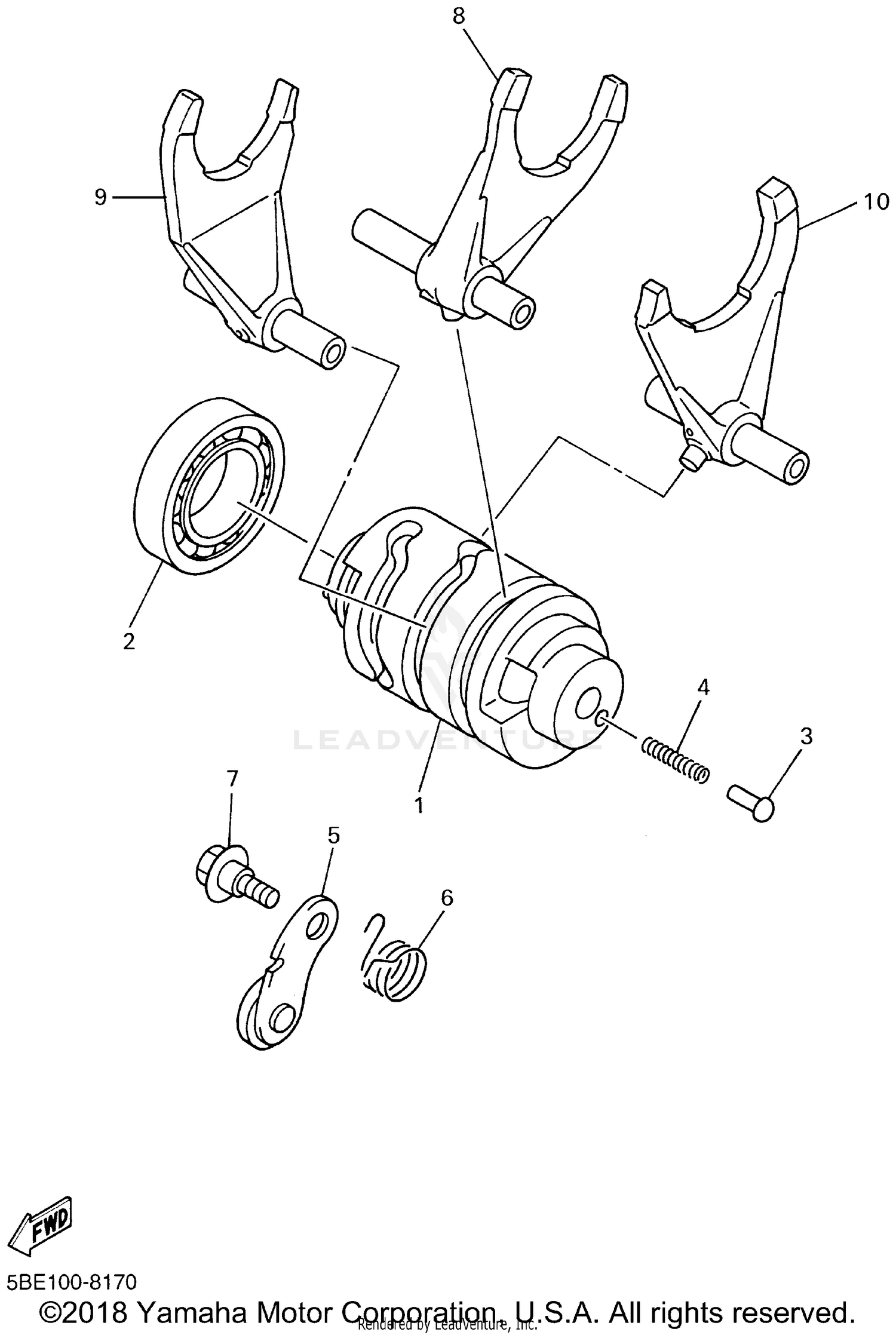 SHIFT CAM FORK
