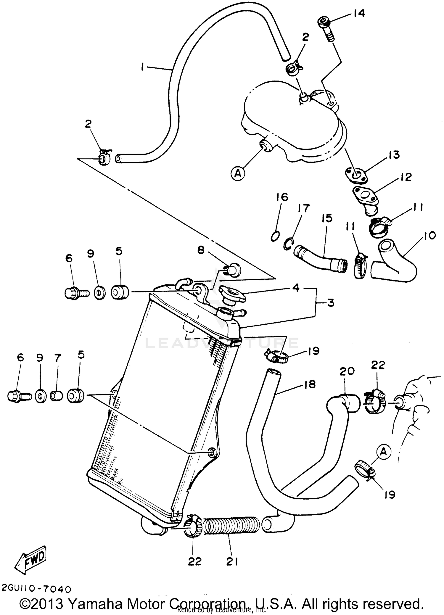 RADIATOR - HOSE