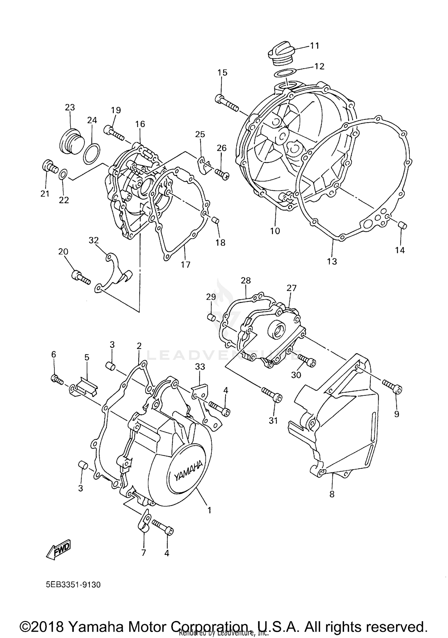 CRANKCASE COVER 1