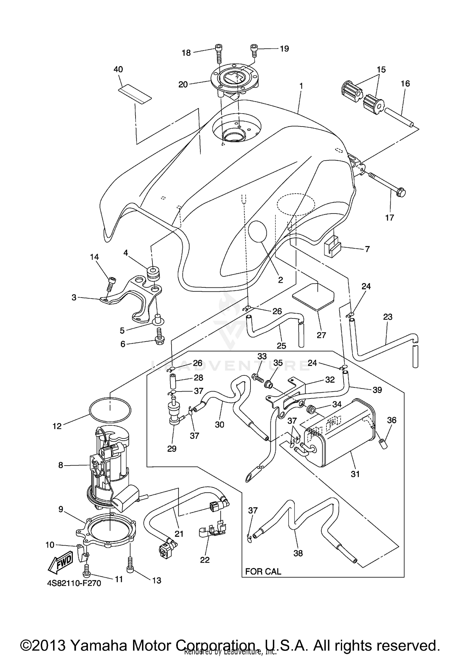 FRONT BRAKE CALIPER