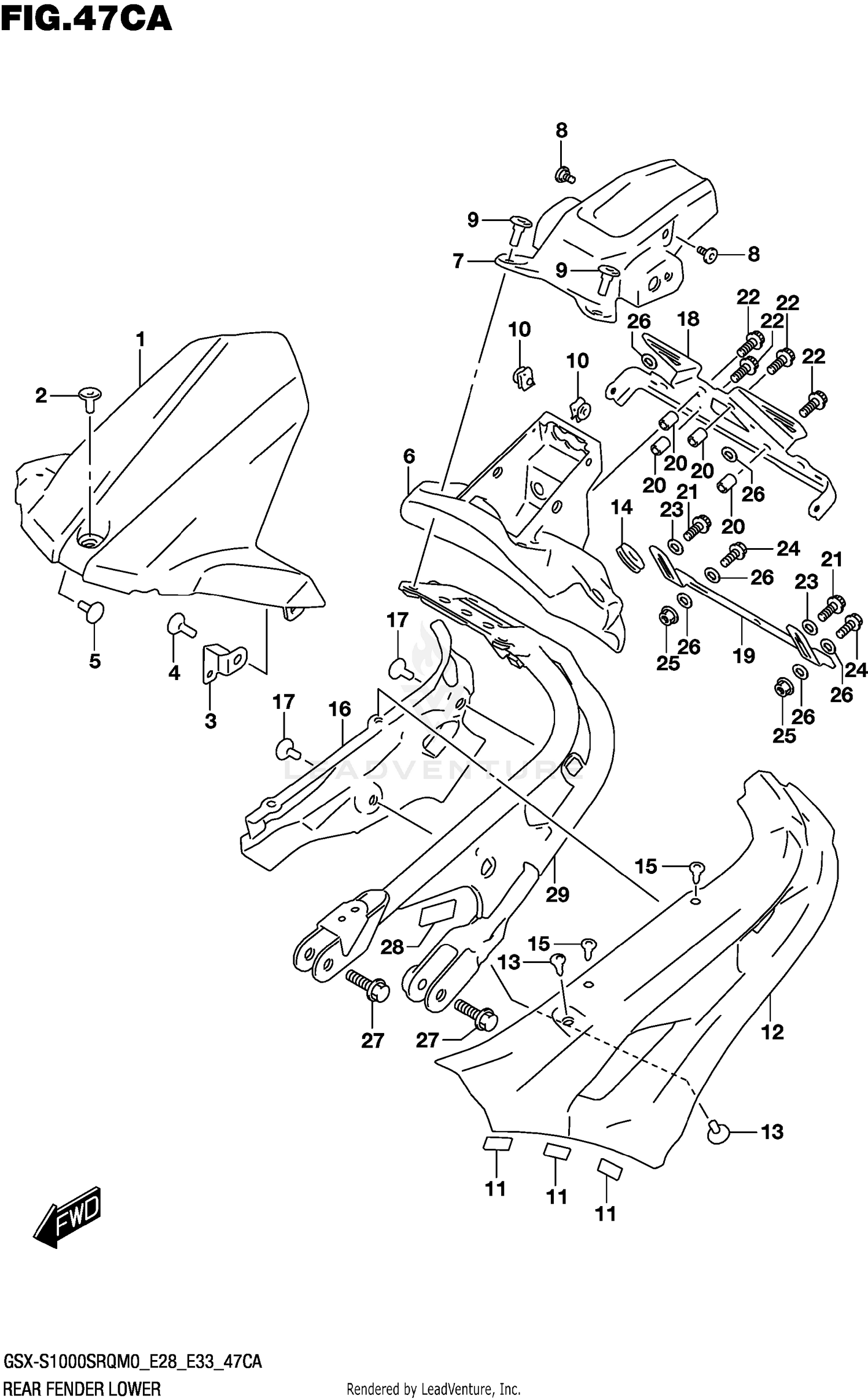 MIDDLE DRIVE GEAR