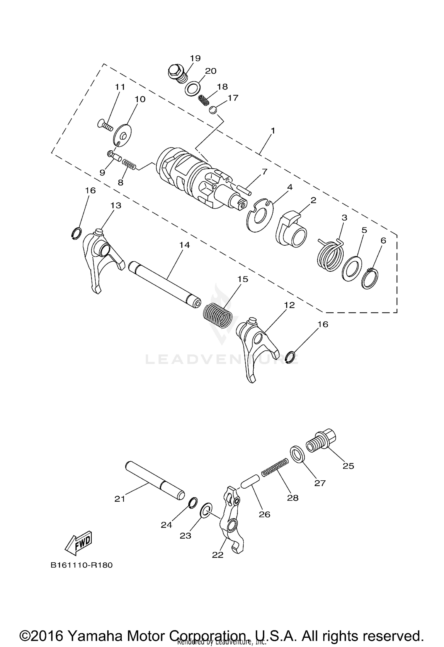 SHIFT CAM FORK