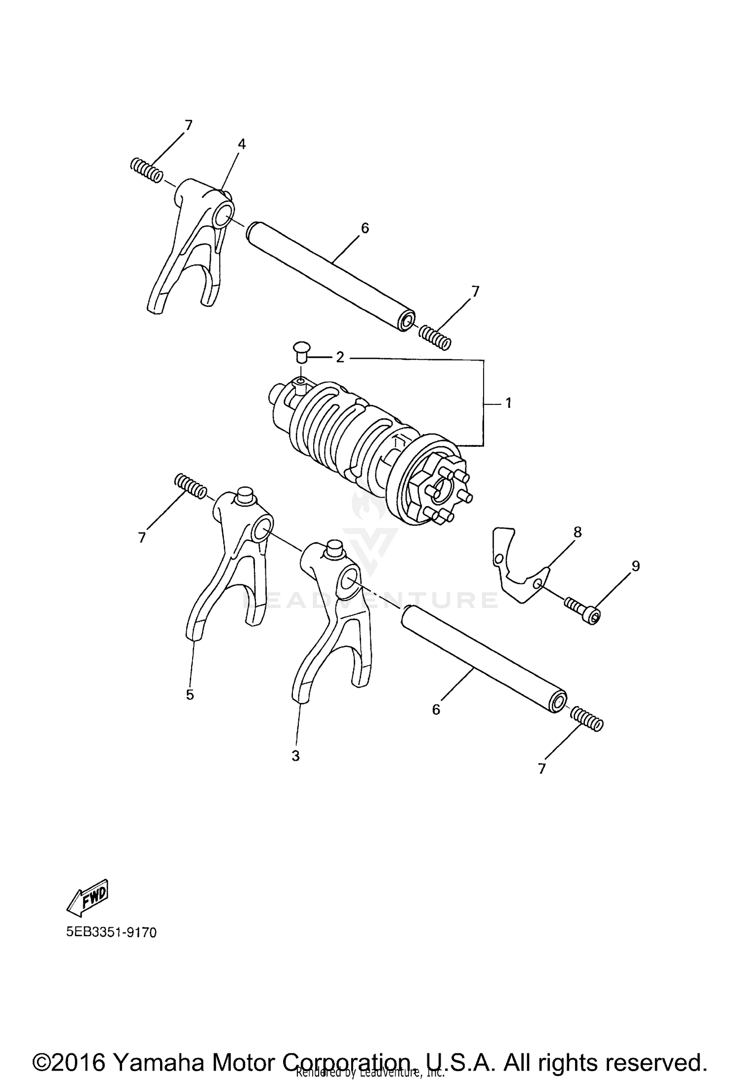 SHIFT CAM FORK