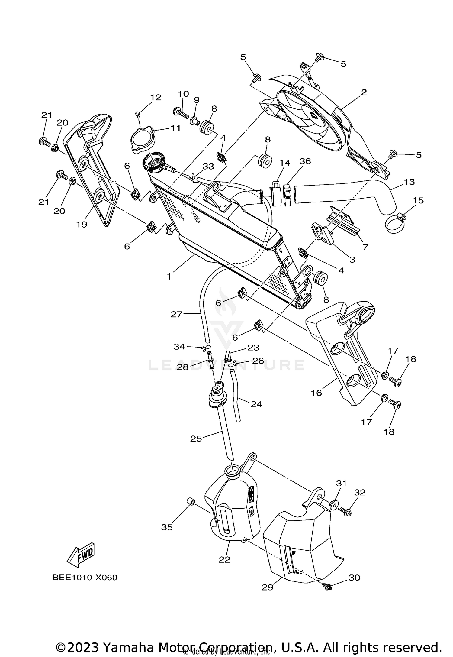 RADIATOR & HOSE