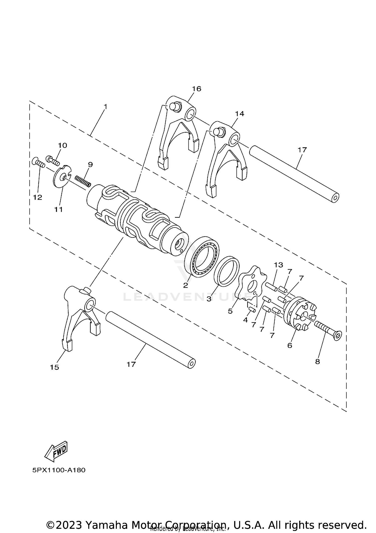 SHIFT CAM FORK