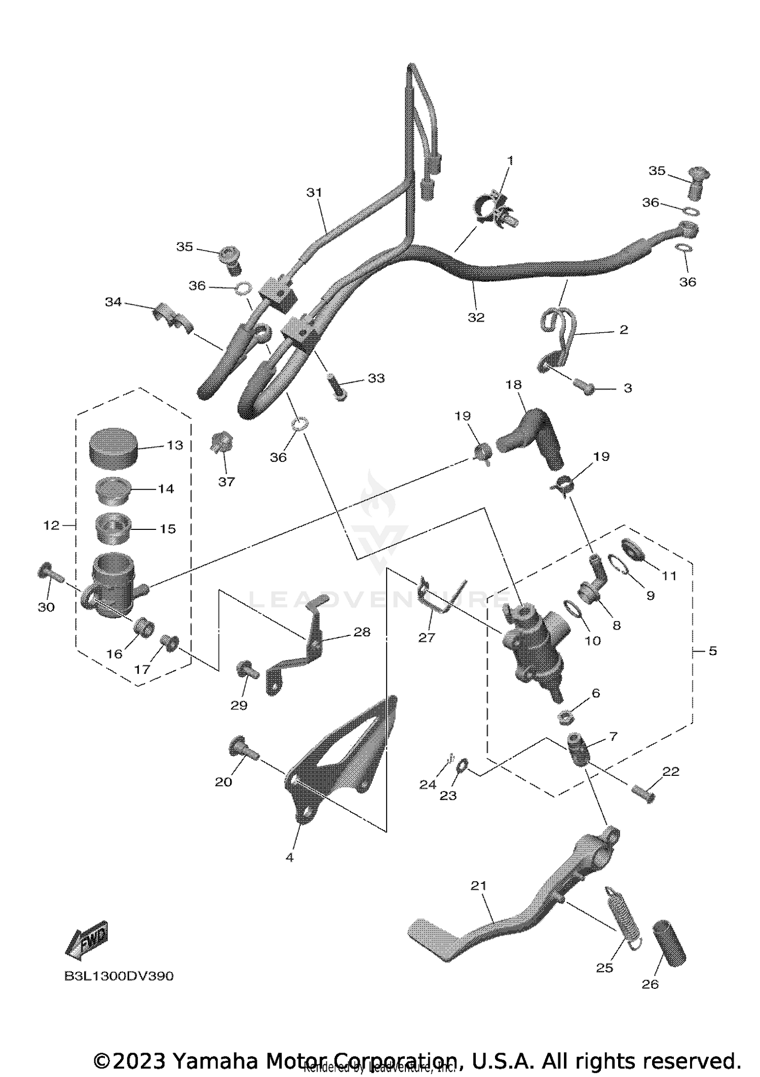 REAR MASTER CYLINDER