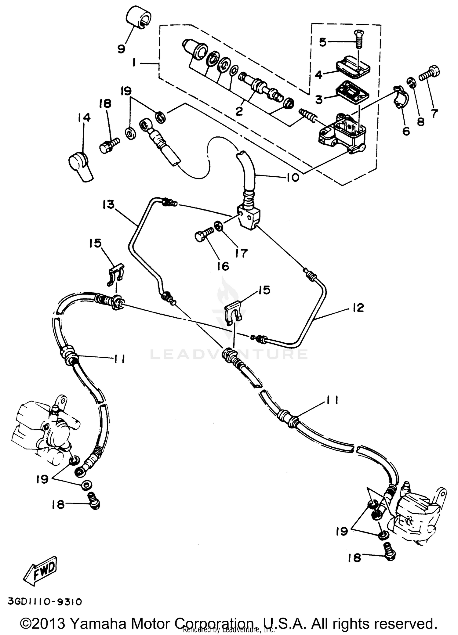FRONT MASTER CYLINDER